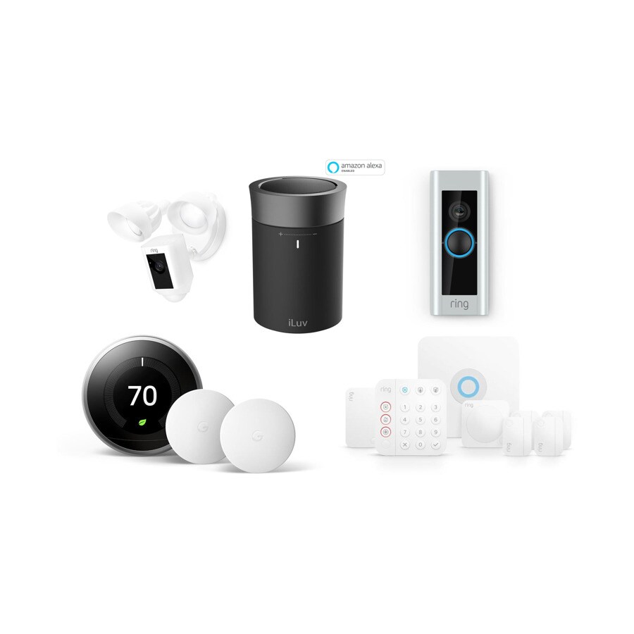 Google Aud Click2 Black (Black) with Outdoor Camera, , Ring