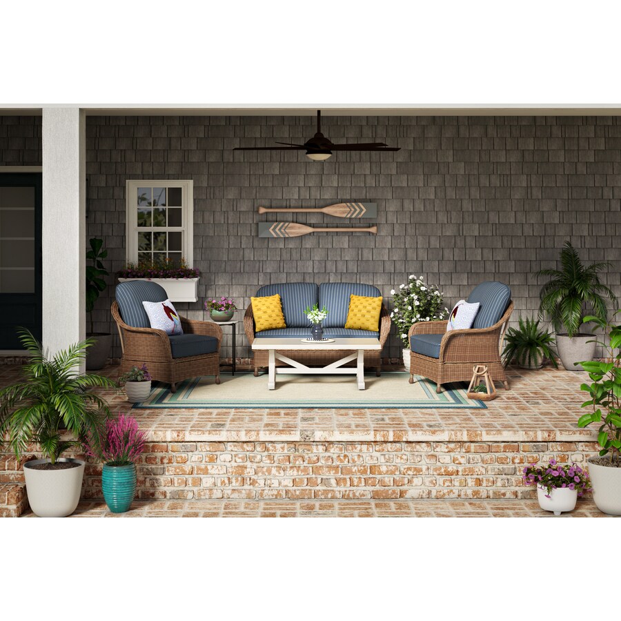 allen + roth  Serena Park 4-Piece Patio Conversation Set - Thumbnail