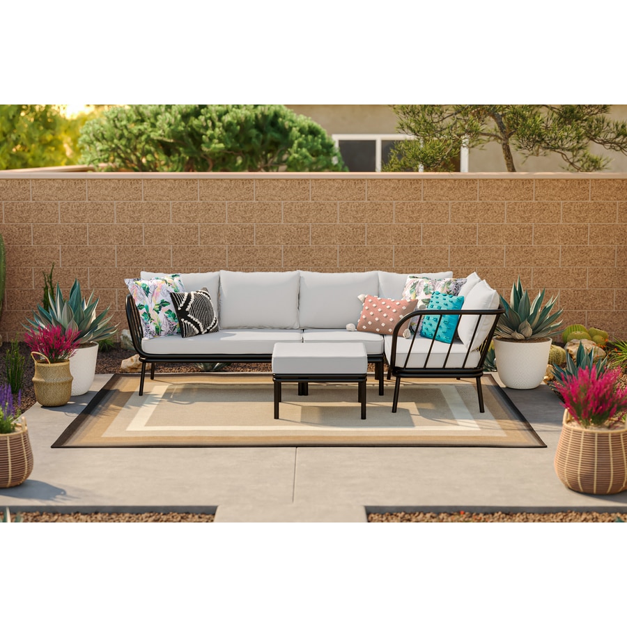 Shop Style Selections Westchester Patio Conversation Set with Ottoman