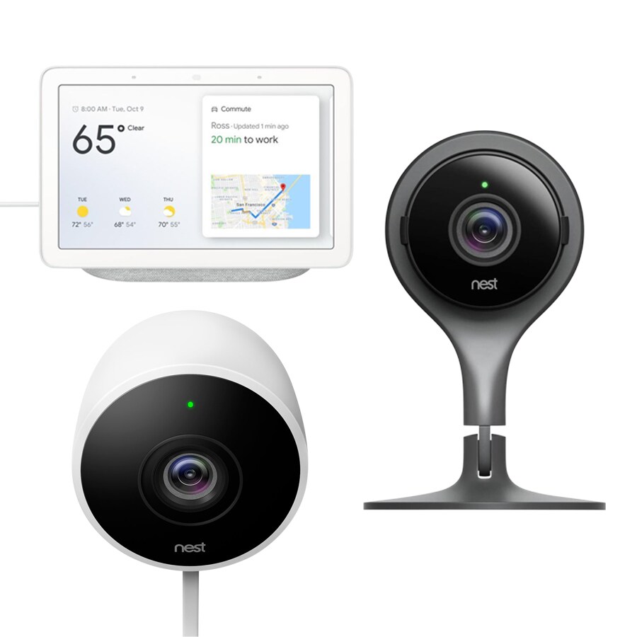 Google Nest Outdoor Cam + Nest Hub + Nest Indoor Cam