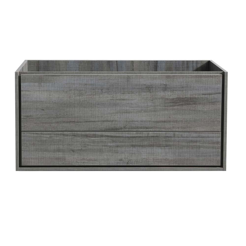 Fresca FCB9248OG-D Catania 48-in Ocean Gray - DBL Floating Bathroom Vanity Base Cabinet without Top