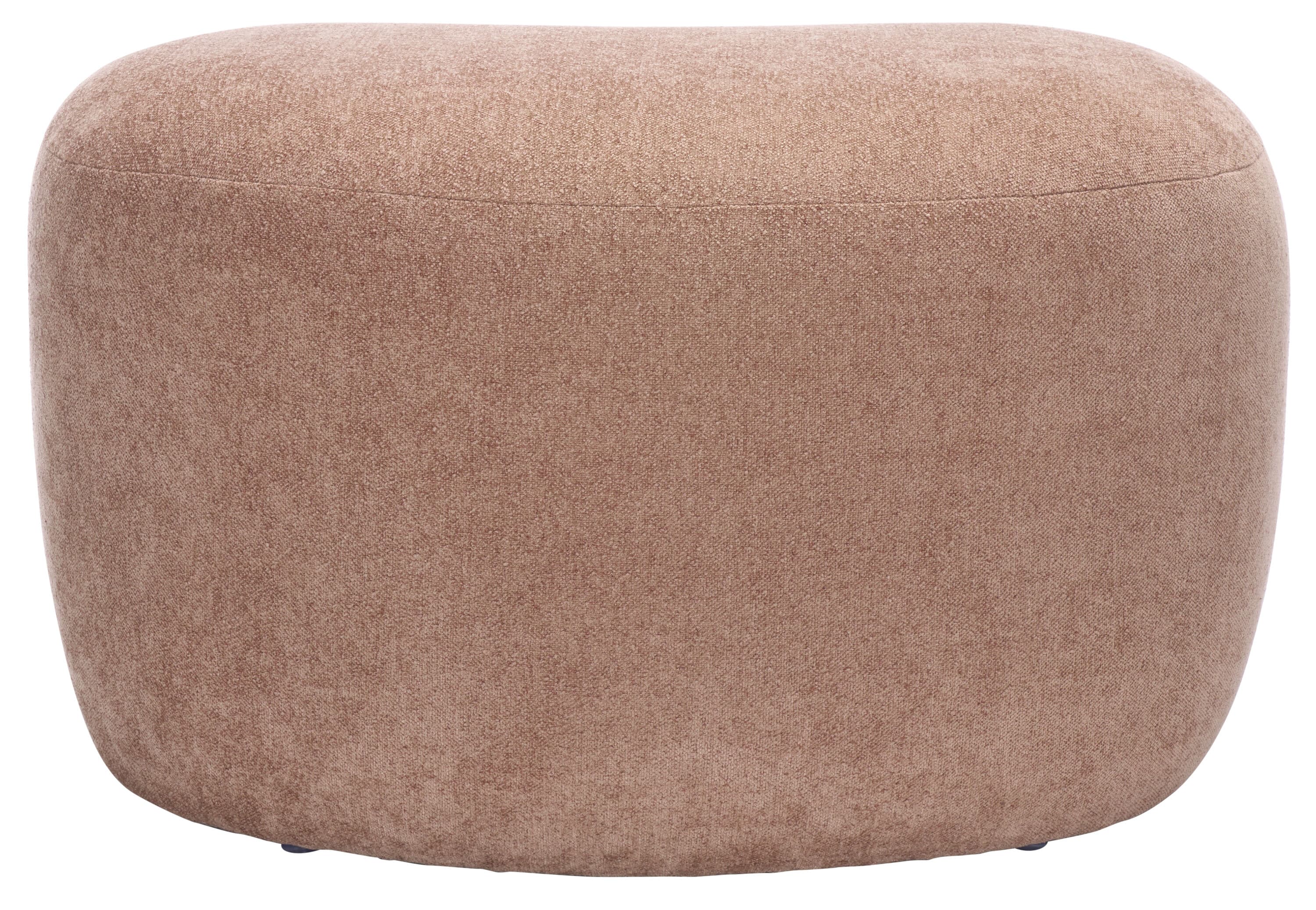 Safavieh OTT1303A Modern Peach Pouf Ottoman