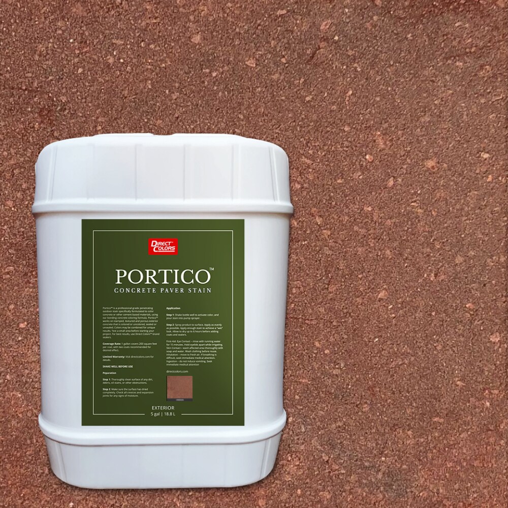 Exterior Portico Concrete Paver Stain Solvent-based Exterior Stains ...