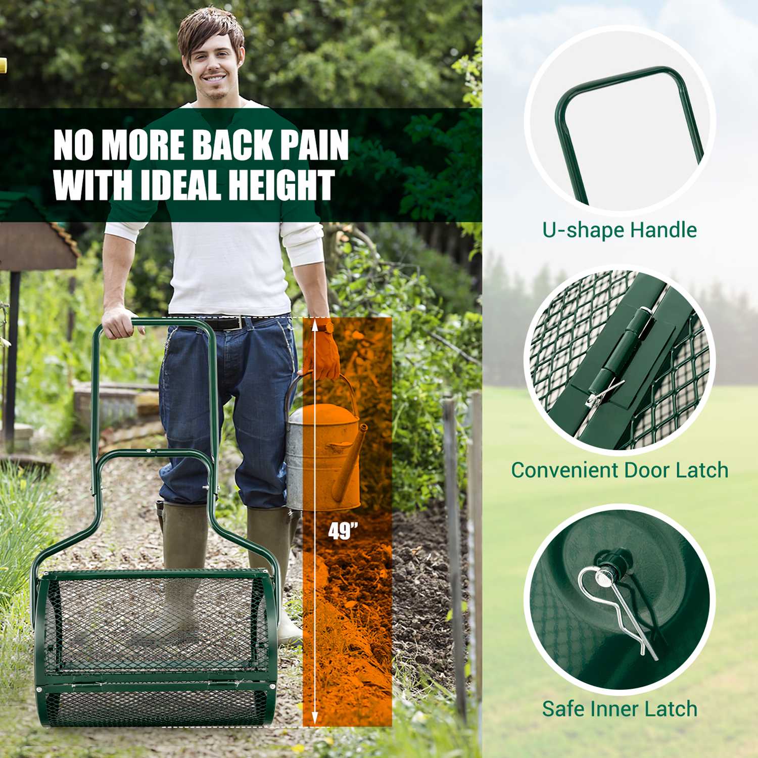 Costway CSHY002590 Push-Spreaders - View #10