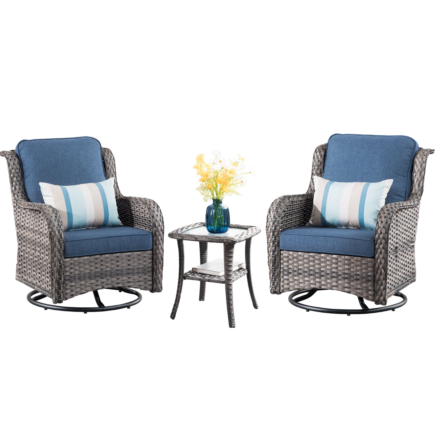 Outdoor Furniture Swivel Rocker Chairs