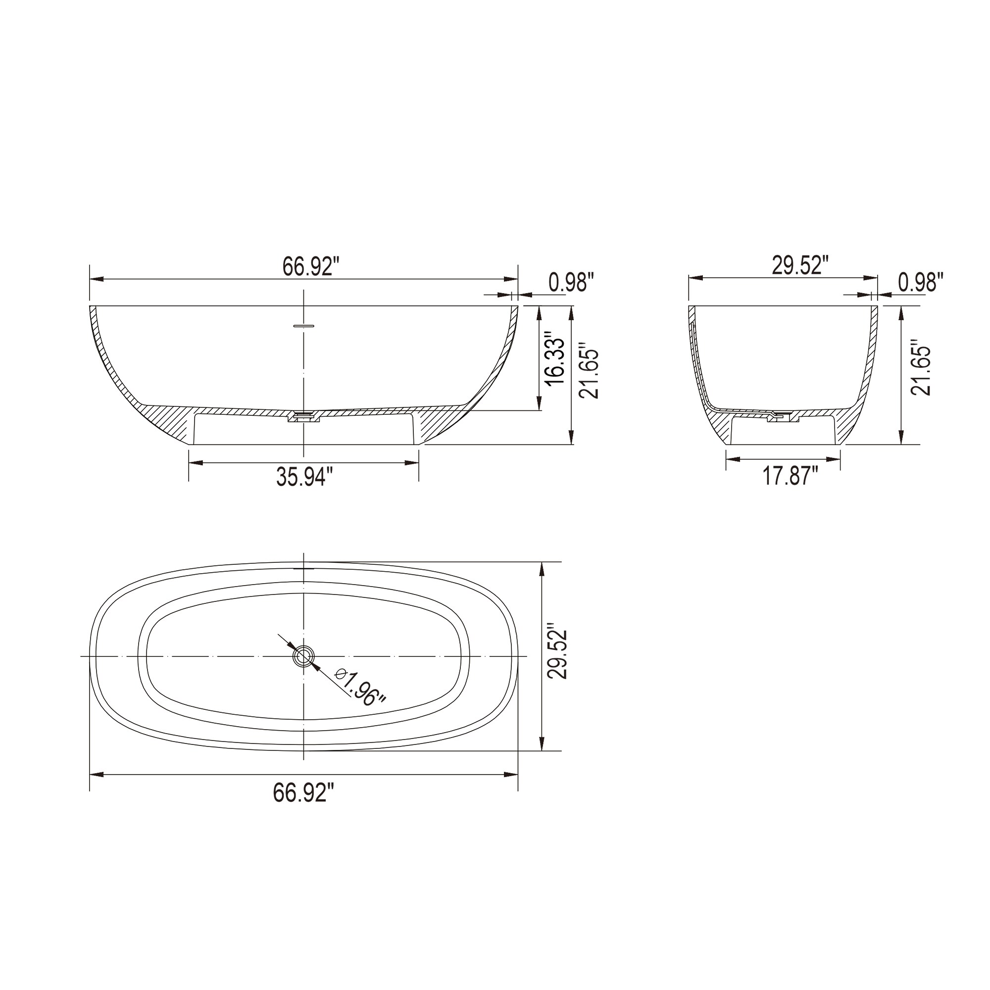 Vanityfus VF-MB-71781 bathtubs - View #3