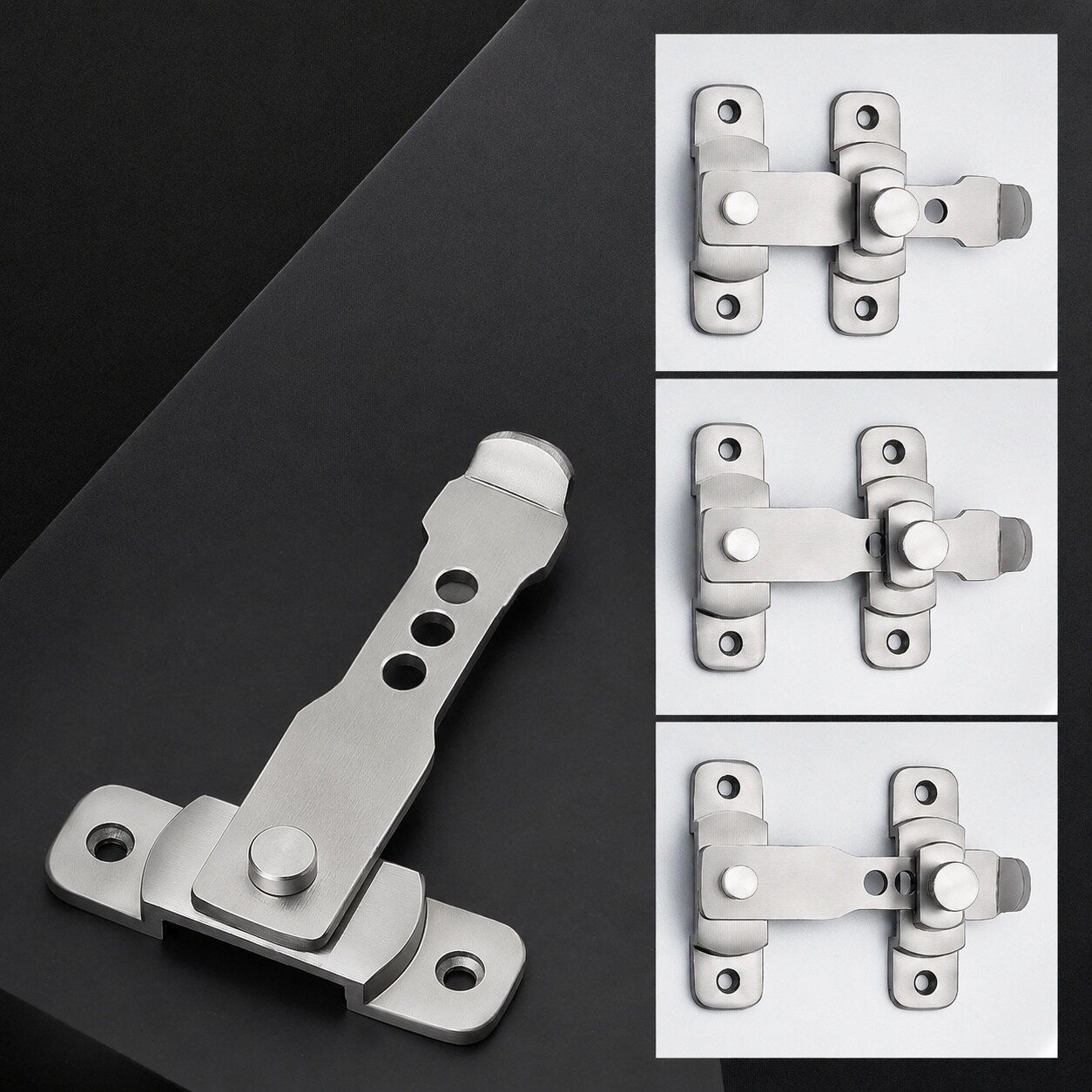Lukvuzo Sliding Door Lock Latch Stainless Steel Gate Flip Latch Lock ...