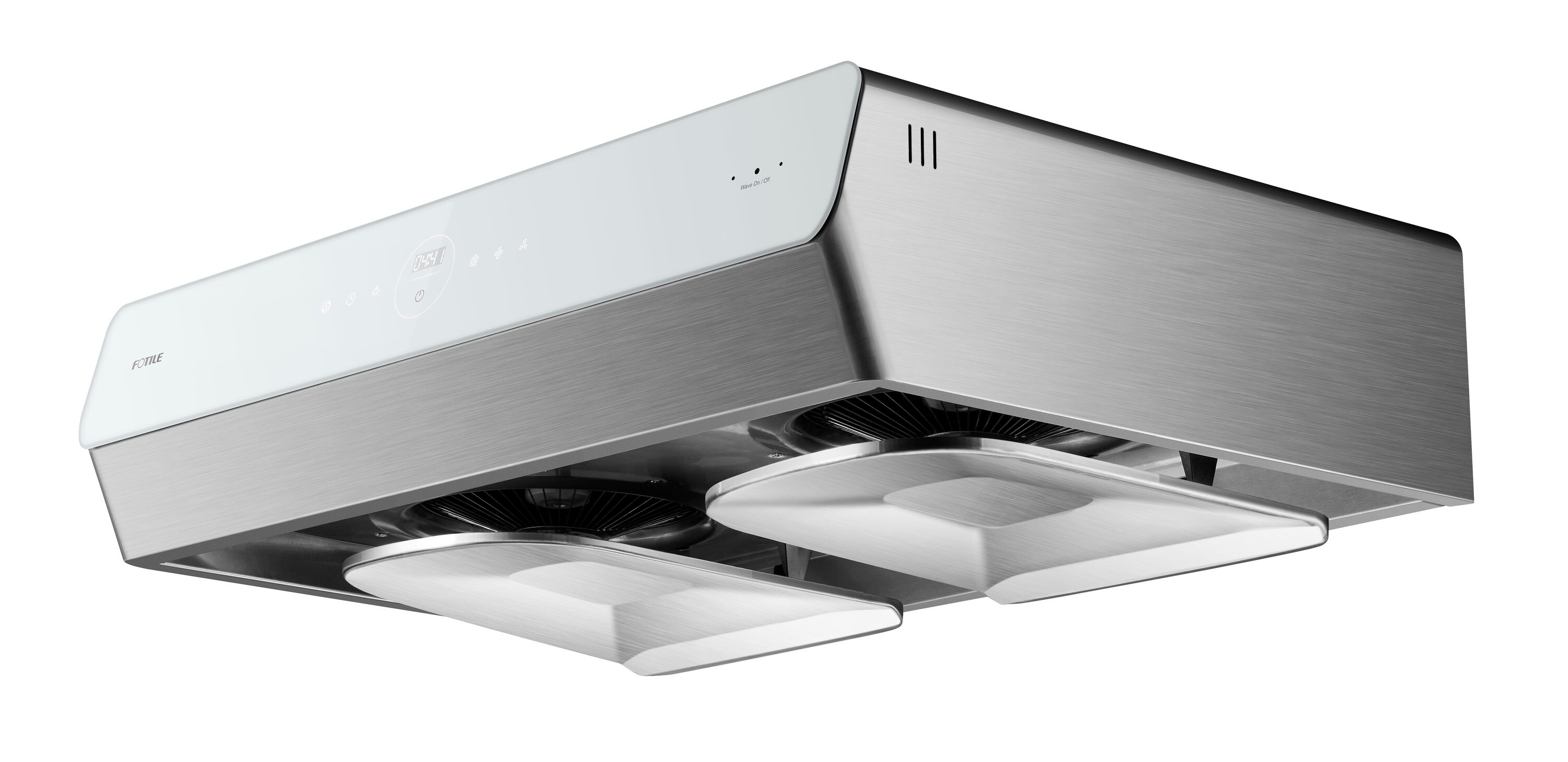 FOTILE Pixie Air 30-in 850-CFM Convertible Stainless Steel with White  Tempered Glass Under Cabinet Range Hoods Undercabinet Mount in the  Undercabinet Range Hoods department at