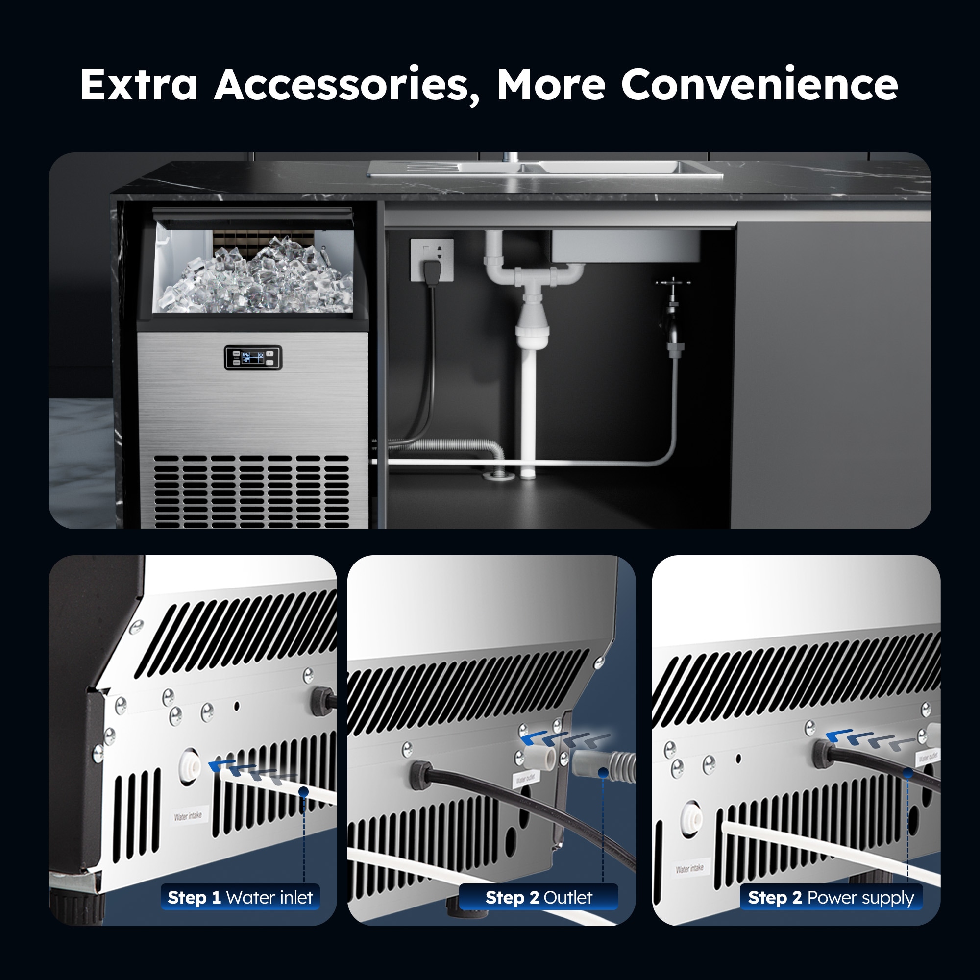 SIMZLIFE CIM004-150BS-S2-LS Commercial-Ice-Makers - View #10