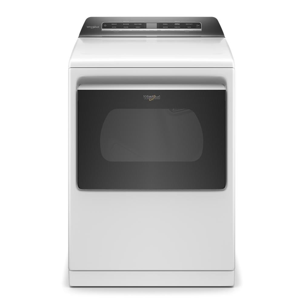 GE Profile 7.4-cu ft Side Swing DoorSteam Cycle Smart Gas Dryer (White)  ENERGY STAR in the Gas Dryers department at