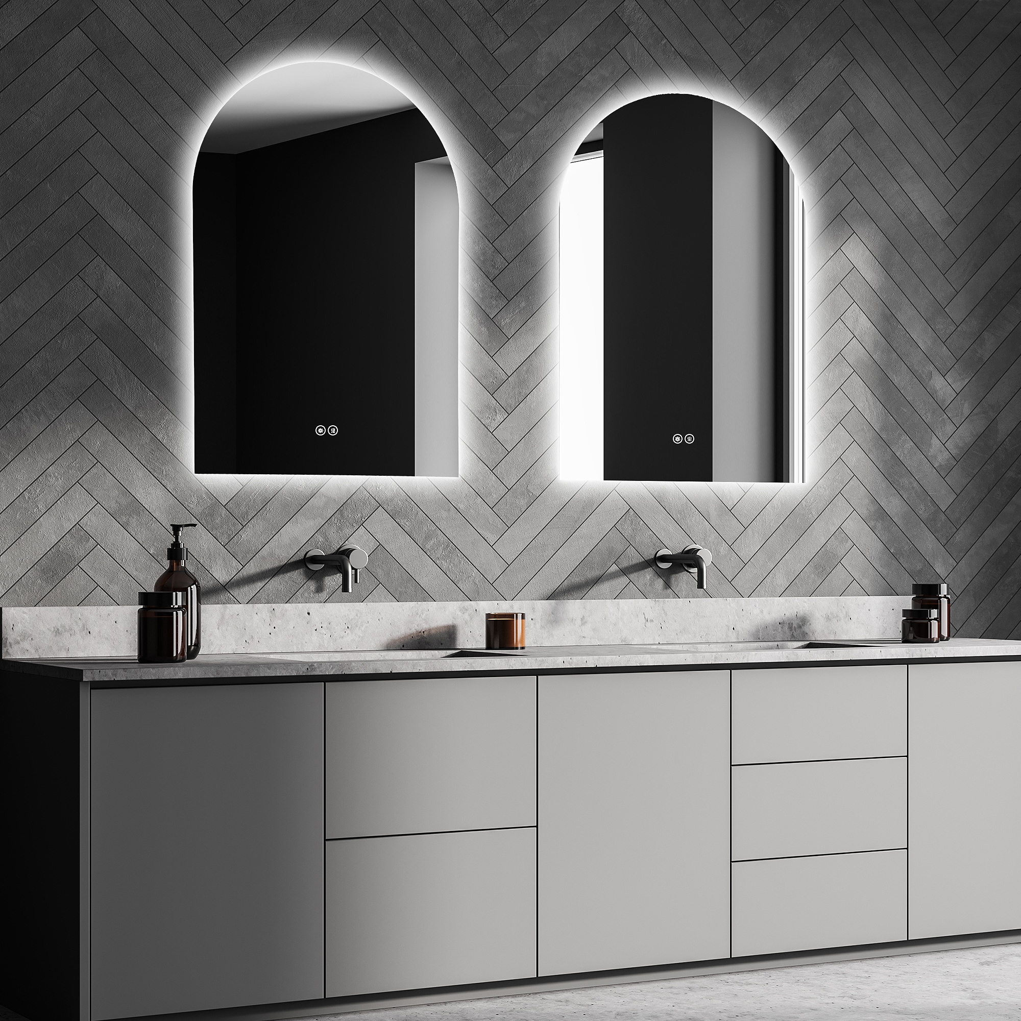 Dovelina LS-A-MR03050 Framed-Bath-Mirrors - View #2