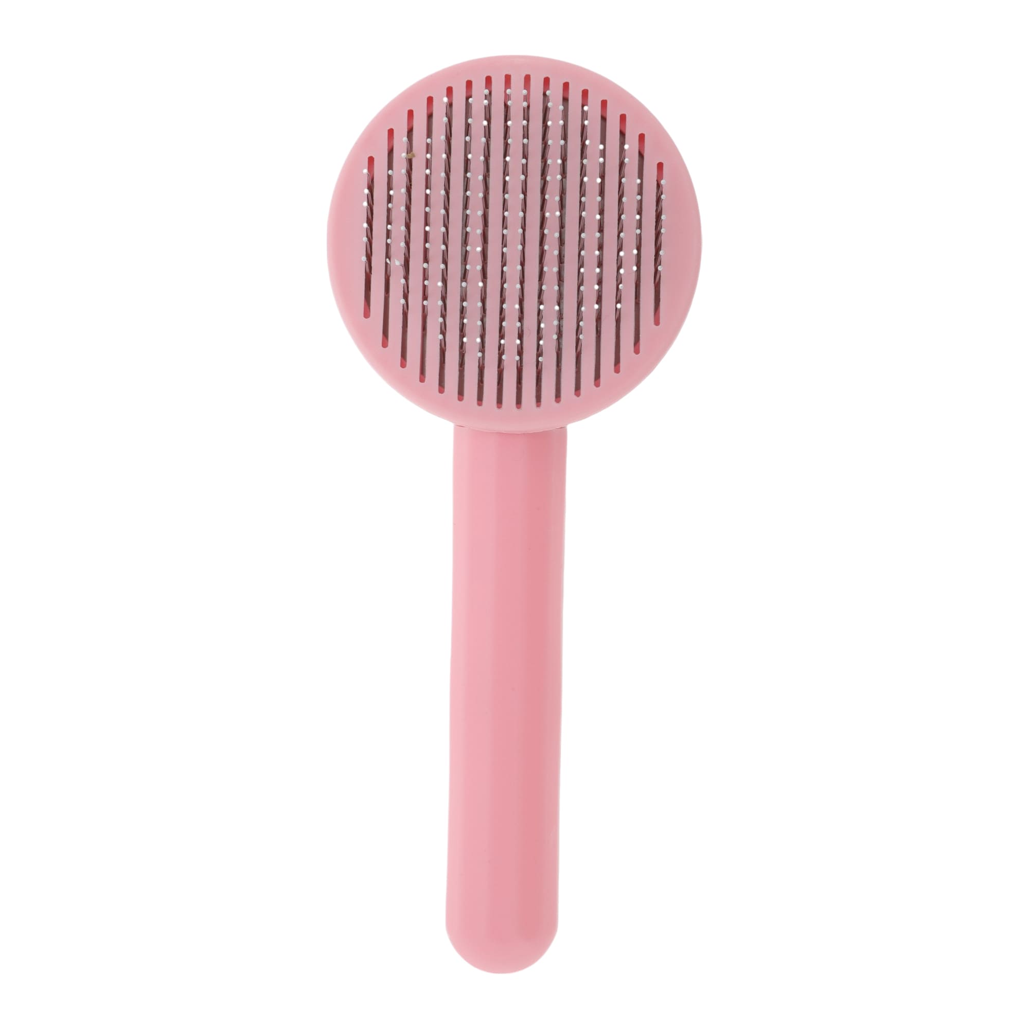 Unique Bargains Pet Brush Cleaning Brush for Cats and Dogs Cat Shape Pet Grooming Brush Tool Cat Hair Brush for Shedding for Indoor Outdoor Pink
