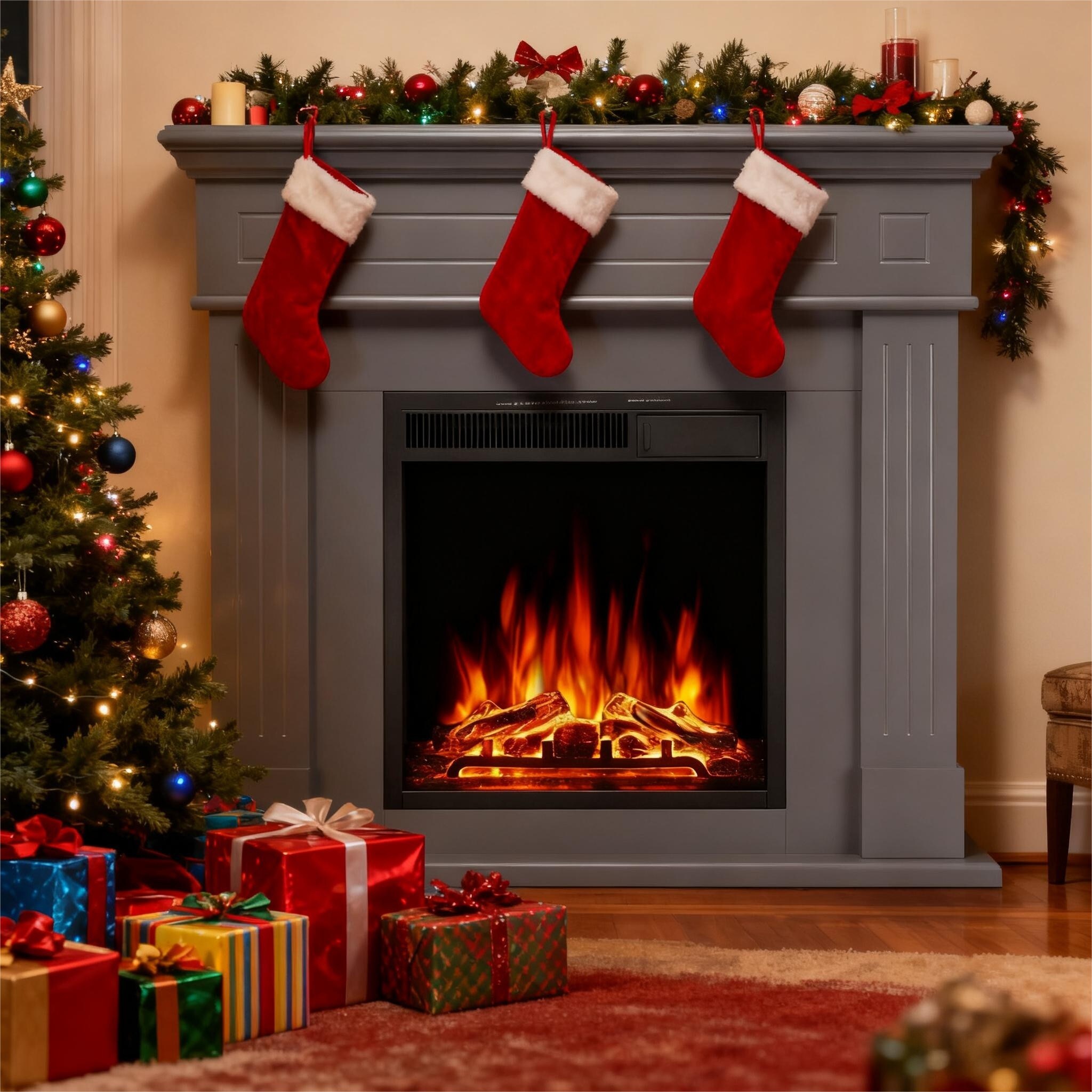 COWSAR LSRW-SM27G-M225 Electric-Fireplaces - View #9