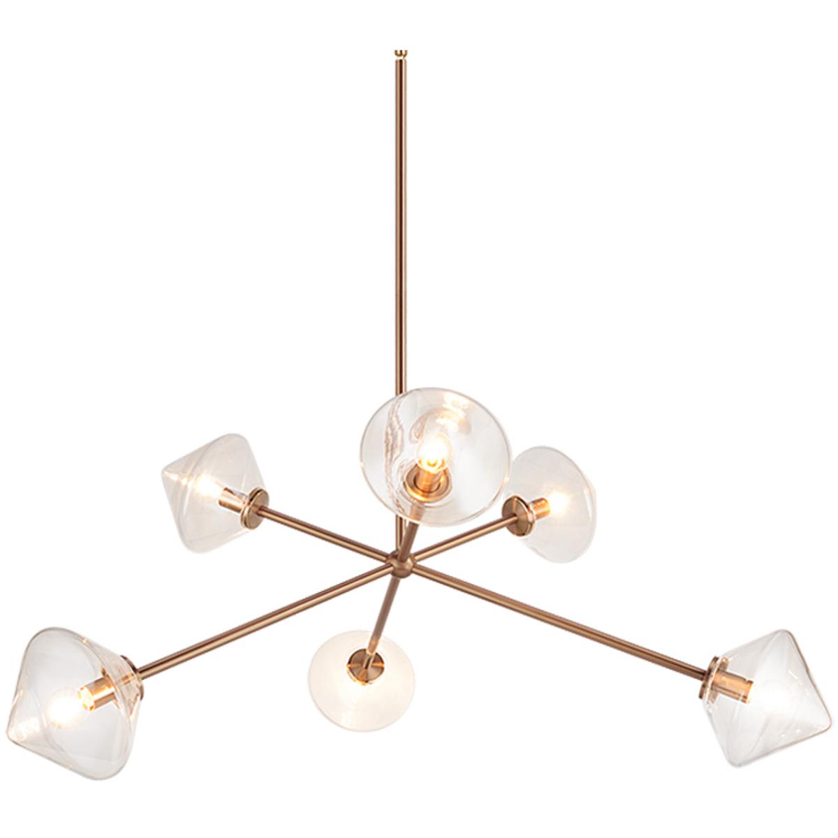 Matteo 2339065 Lighting C81746AGCL Novo Pendant Aged Gold Brass