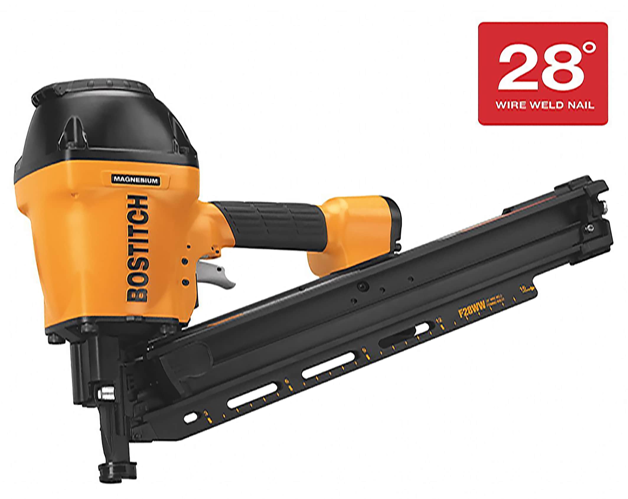 Bostitch F28WW 3-1/2-in 28 -Degree Pneumatic Clip head Framing Nailer