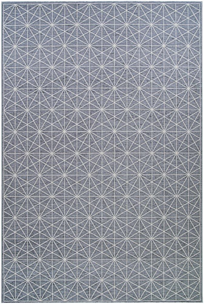 Couristan 89450818077109T TIMBER 7 x 10 (ft) Polypropylene Charcoal Rectangular Indoor/Outdoor Geometric Area rug