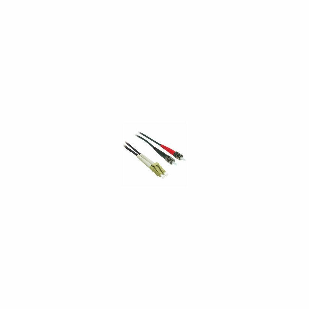 C2G CTG369 Cables to Go 37201 1m LC-ST DUPLEX 62.5-125 MULTIMODE FIBER PATCH CABLE- BLACK