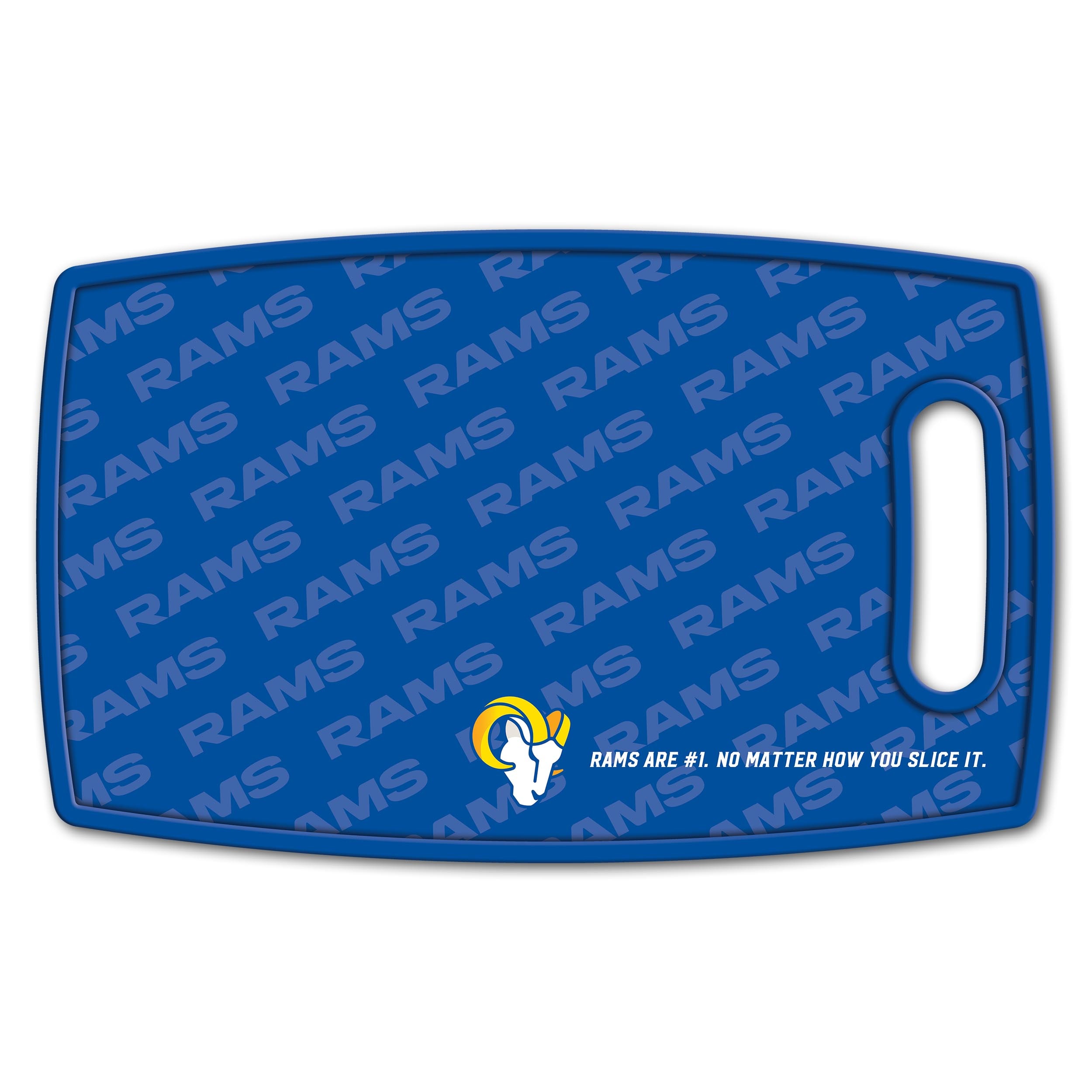 Sportula Los Angeles Rams Logo Series Cutting Board 9-in L x 14-in W  Polypropylene Cutting Board in the Cutting Boards department at