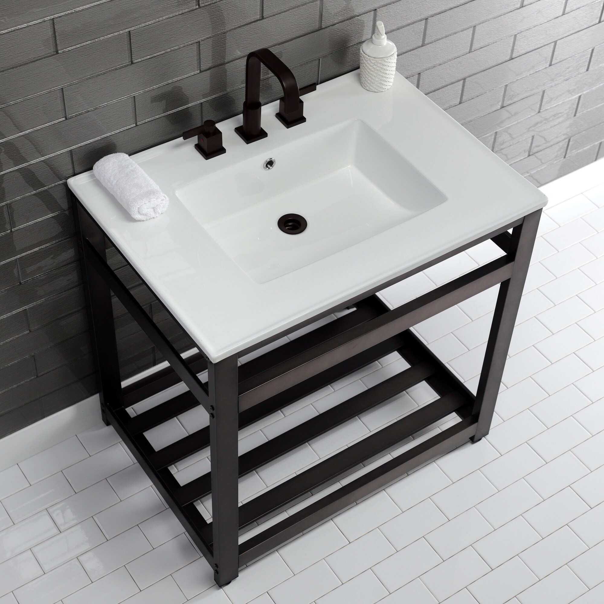 Kingston Brass WLVWP3122W8A5 Bath-Sink - View #7