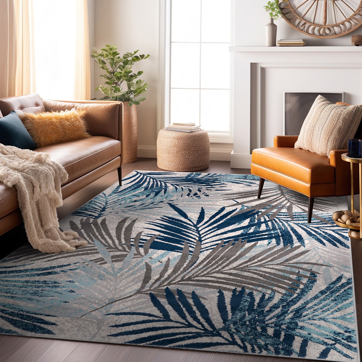 World Rug Gallery 4052BLUE8X10 rugs - View #7