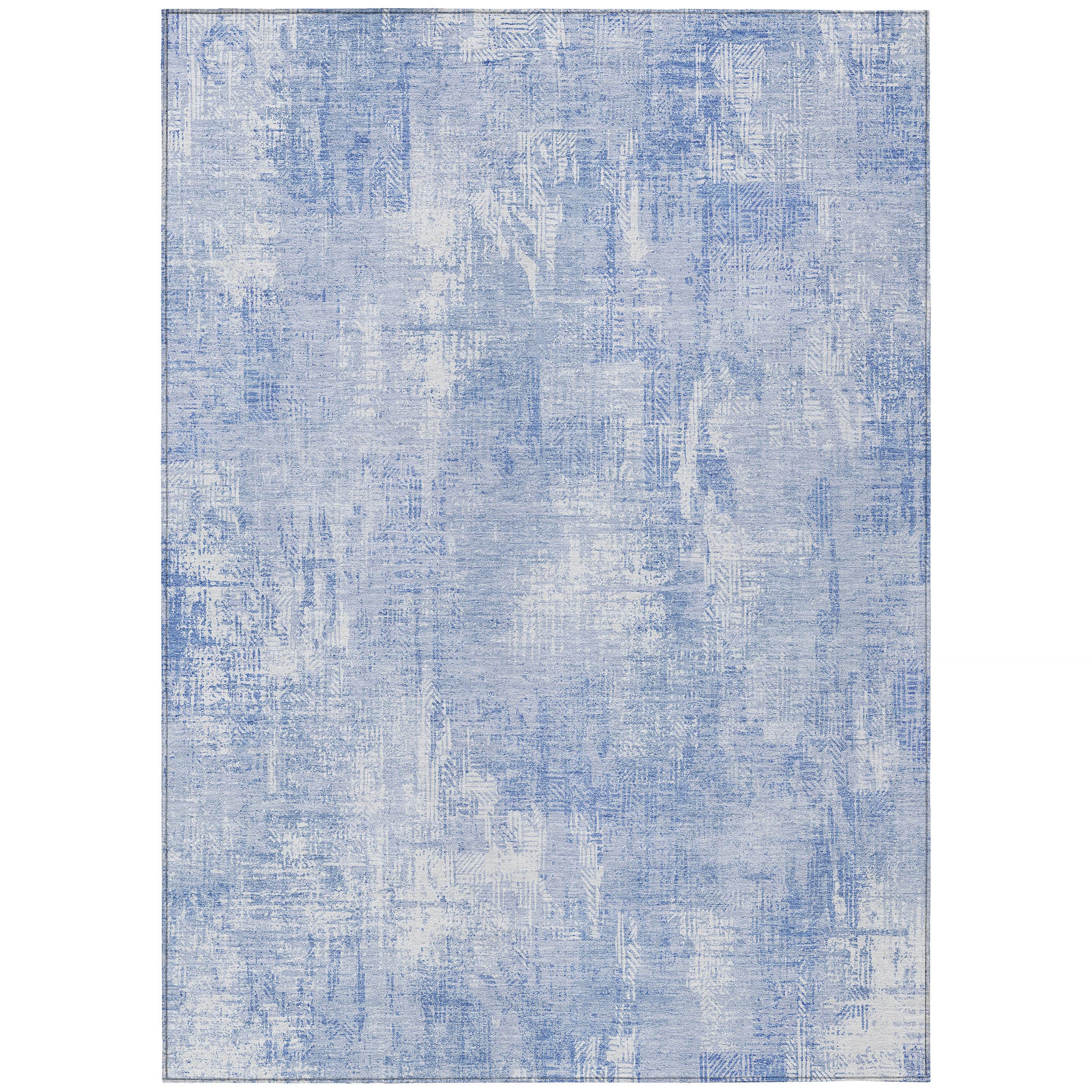 Addison Rugs ACN725SK8X10 Chantille ACN725SK 8 x 10 (ft) Polyester Sky Rectangular Indoor/Outdoor Geometric Machine washable Area rug