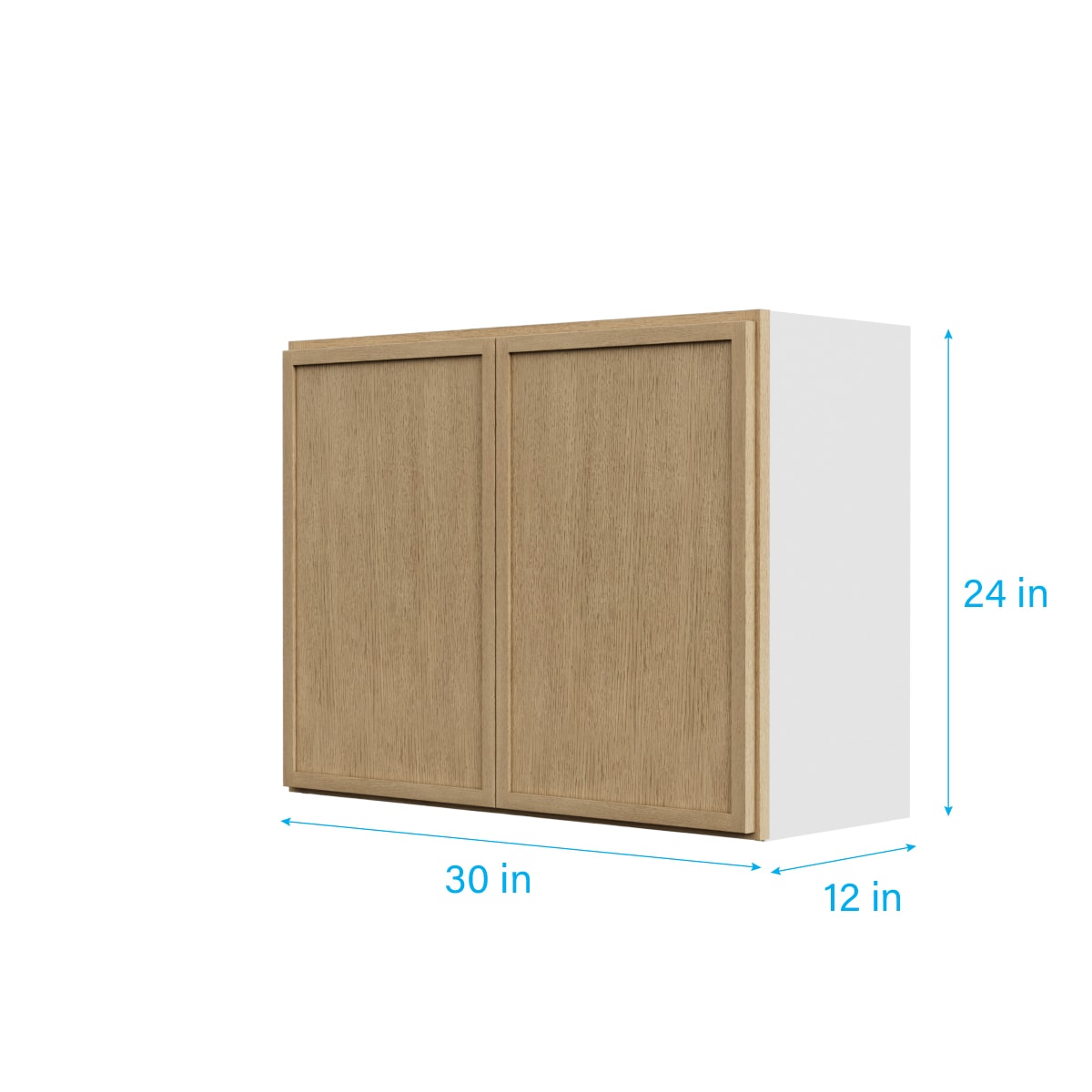 RELIABILT Webster 30-in W x 24-in H x 12-in D White Oak Stained