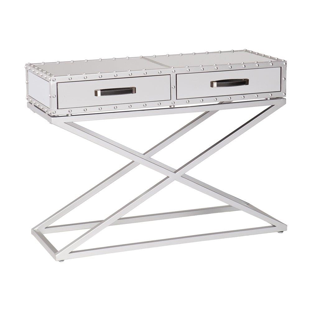 Boston Loft Furnishings ATG3184 Krenshaw Glam Mirrored Console Table