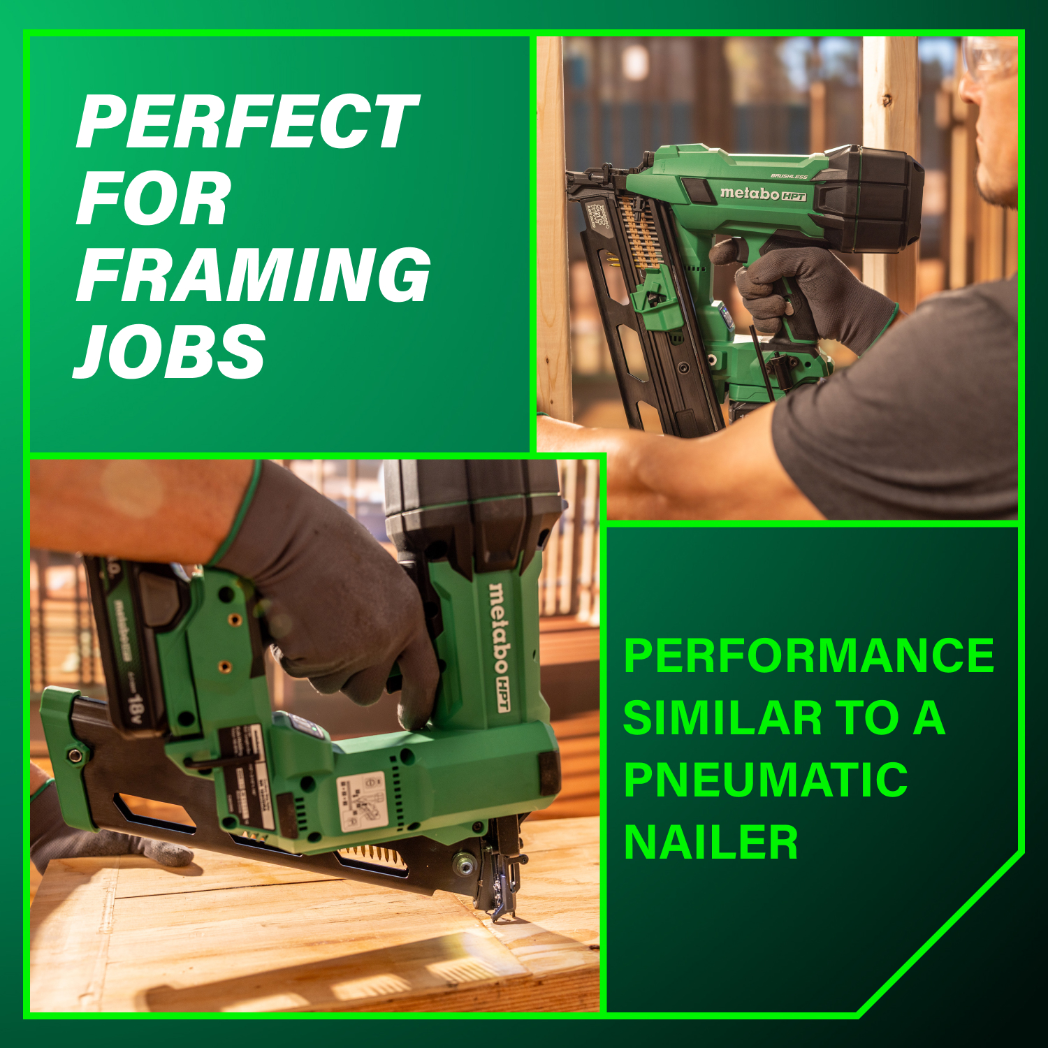 Metabo HPT NR1890DRAM Cordless-Nailer - View #5