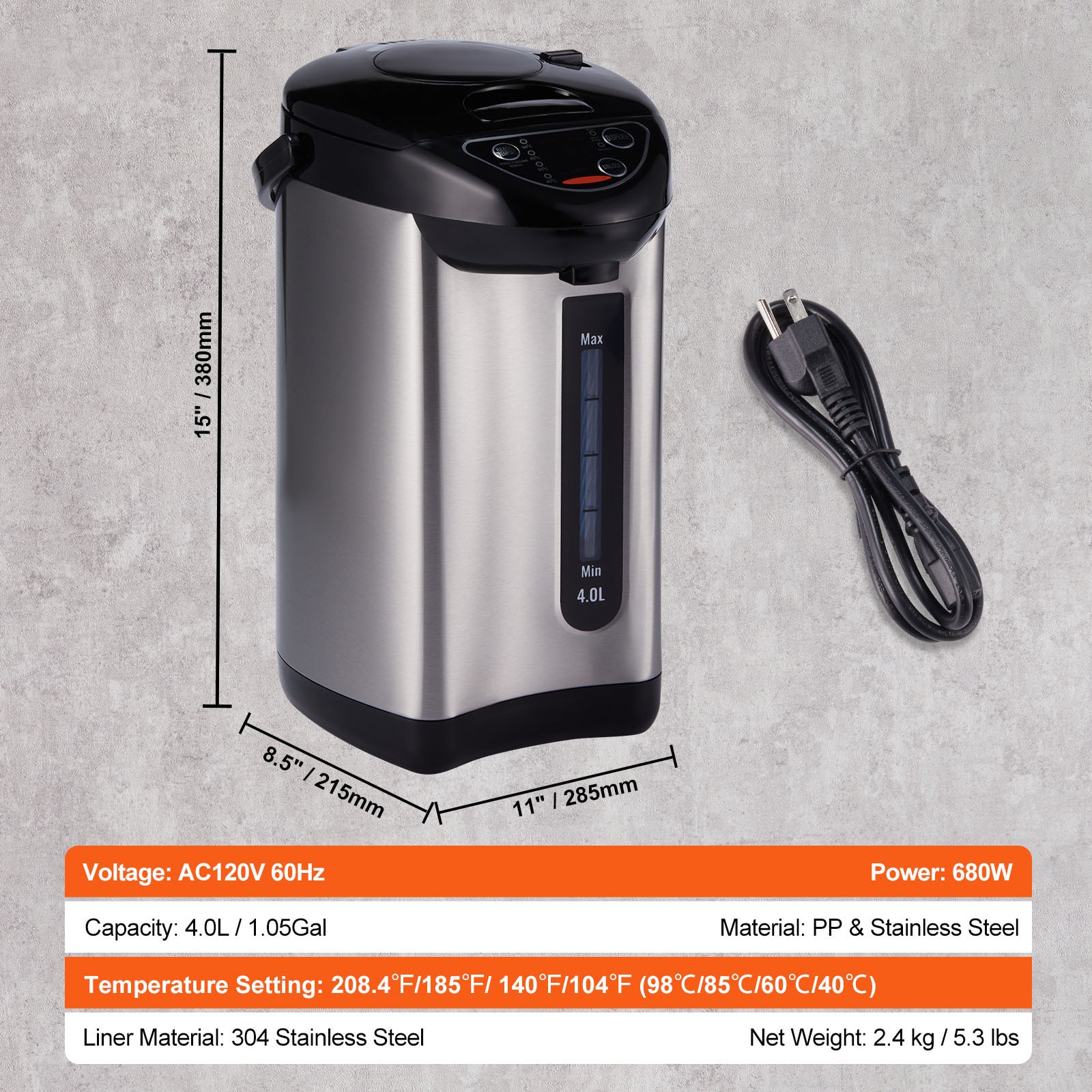 VEVOR MNBXBSZJMBB6LTOZOV1 Hot-Water-Dispensers - View #8