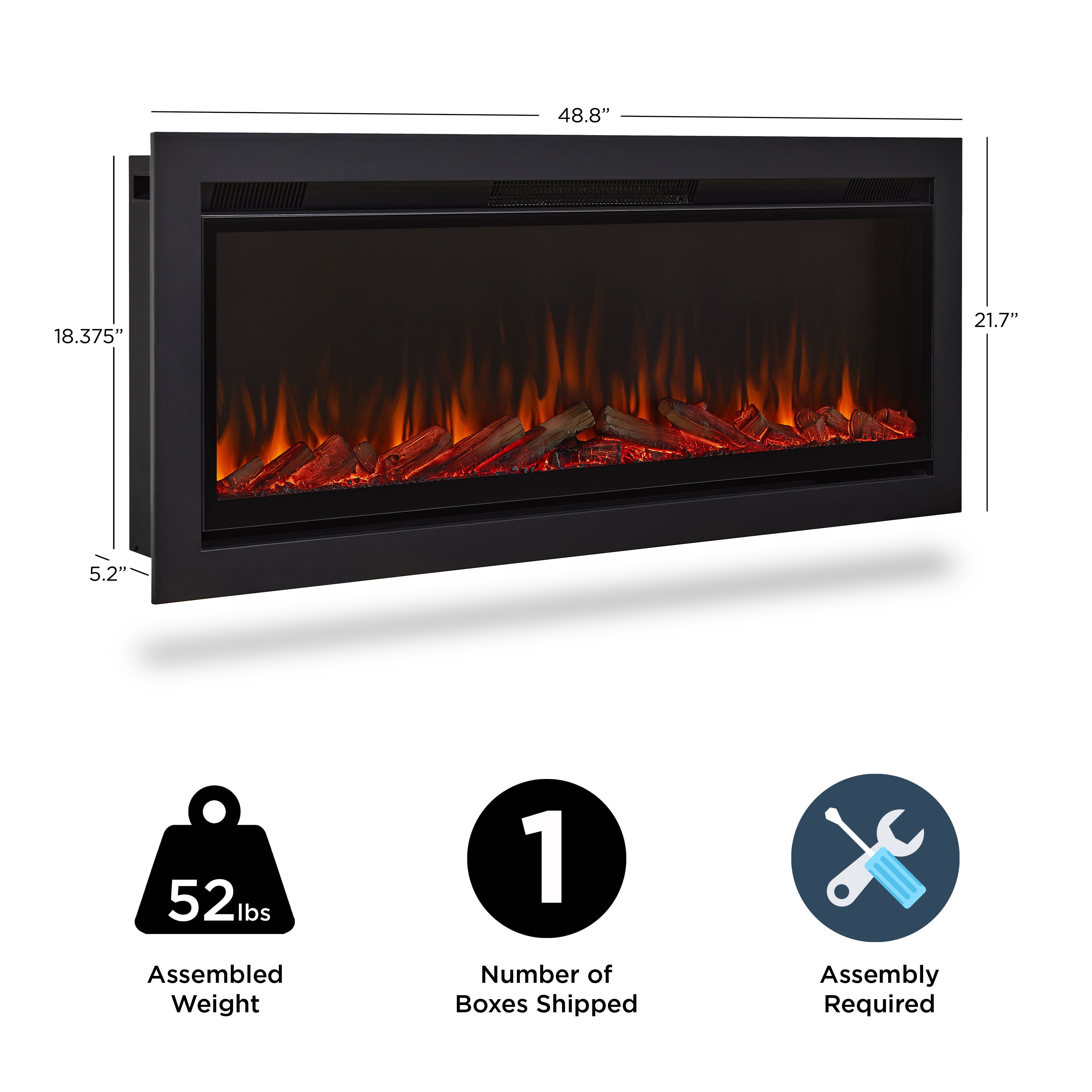 Real Flame 5555 Electric-Fireplace-Fireboxes - View #4