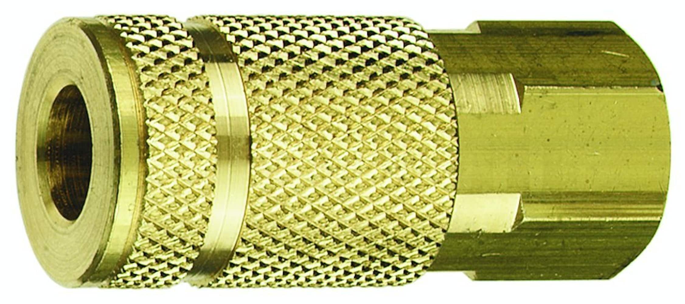LUBRIMATIC ru-Flate 13-335 1/4 A-Design x 1/4 FNP Brass oupler