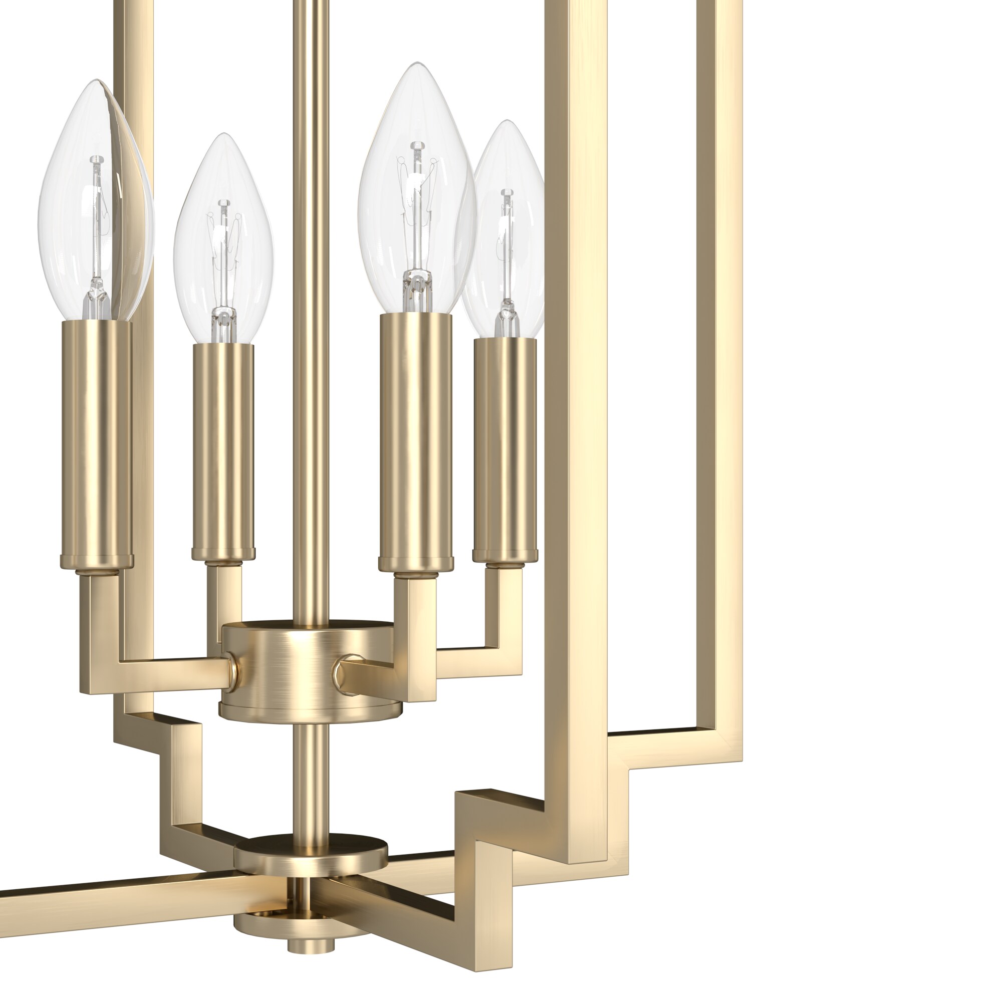 Alturas Gold Modern 4-Light Small Pendant 14x21 Inch