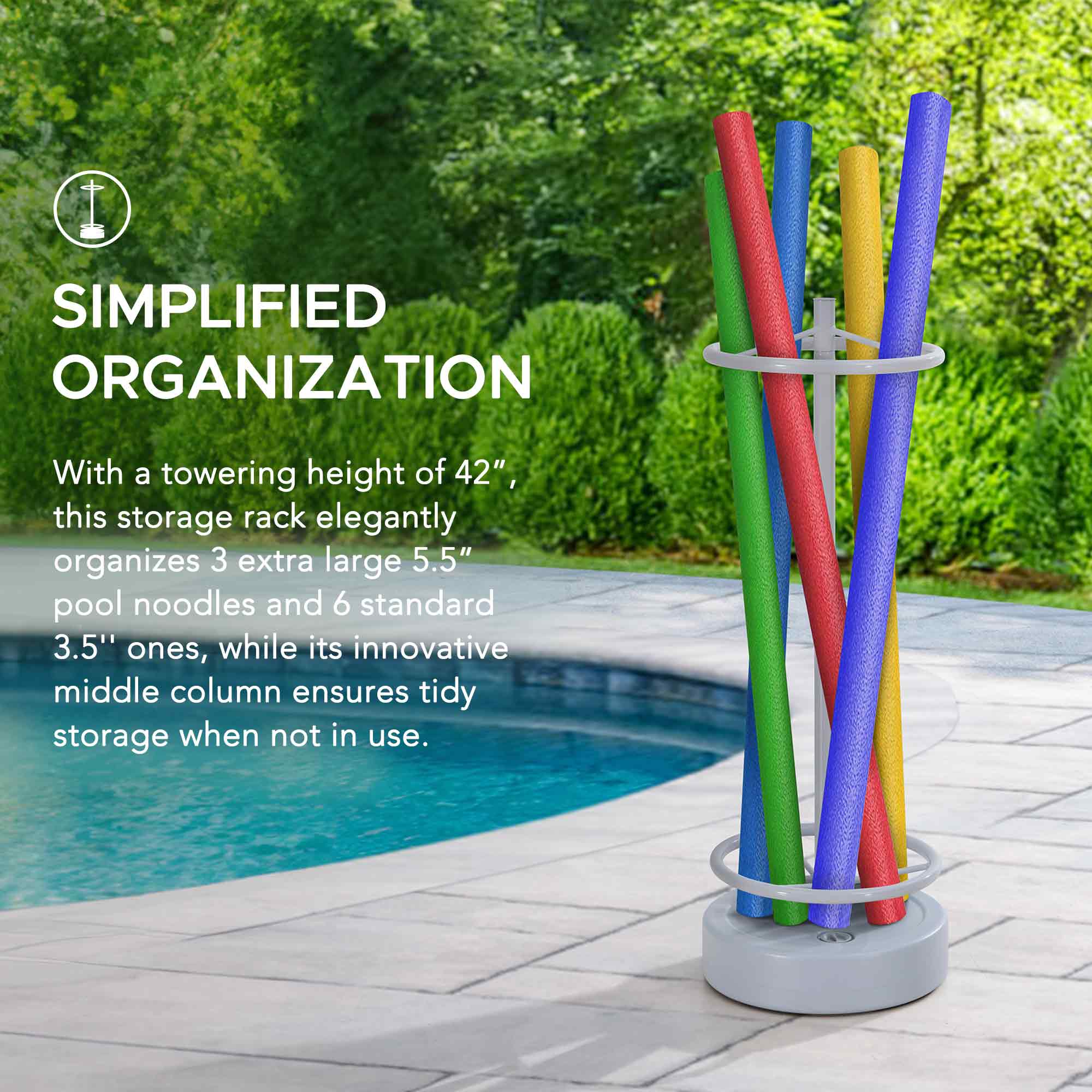 Sunjoy A804001800 Pool-Organization-Storage - View #3