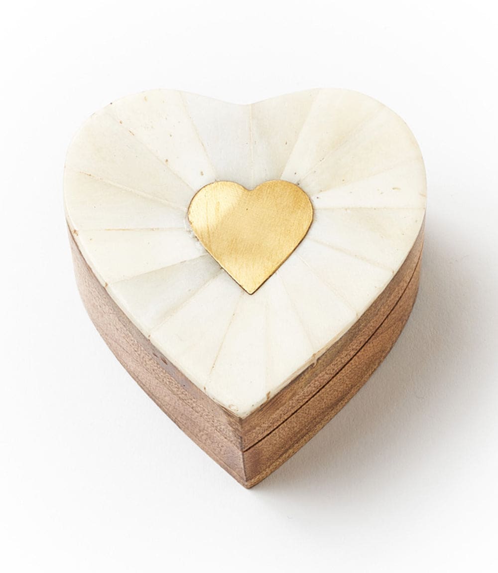 Matr Boomie Mukhendu Heart Keepsake Box #JCB 287