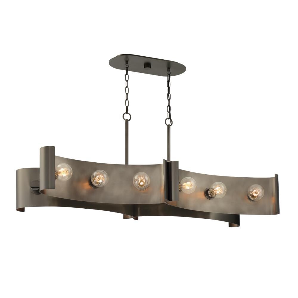 Eurofase 38429-019 lo 12-Light Antique Nickel Transitional MetalChandelier