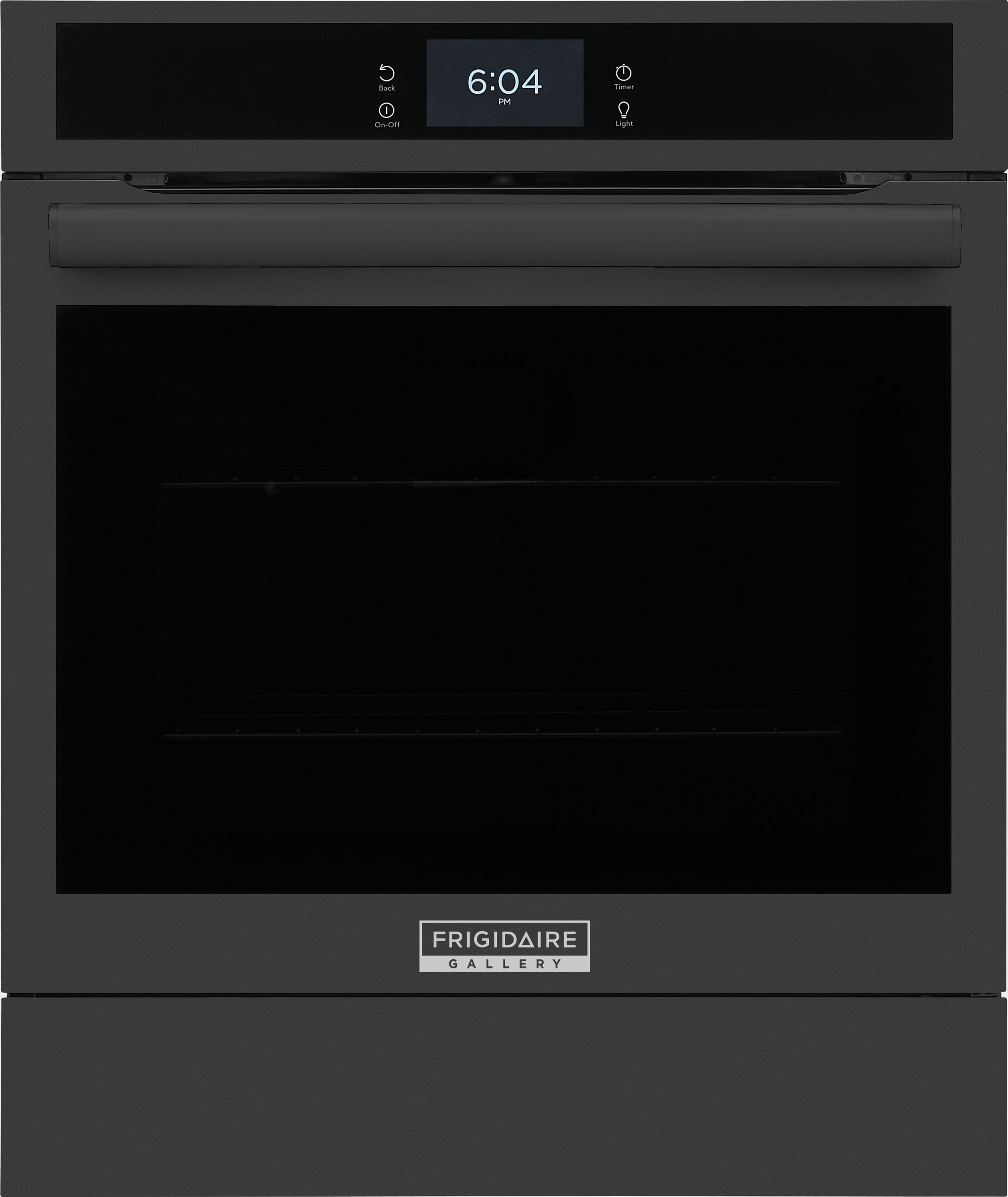Frigidaire GCWS2438AB Gallery 24 inch Single Electric Wall Oven with Air Fry True Convection and Self + Steam Cleaning ( Black )