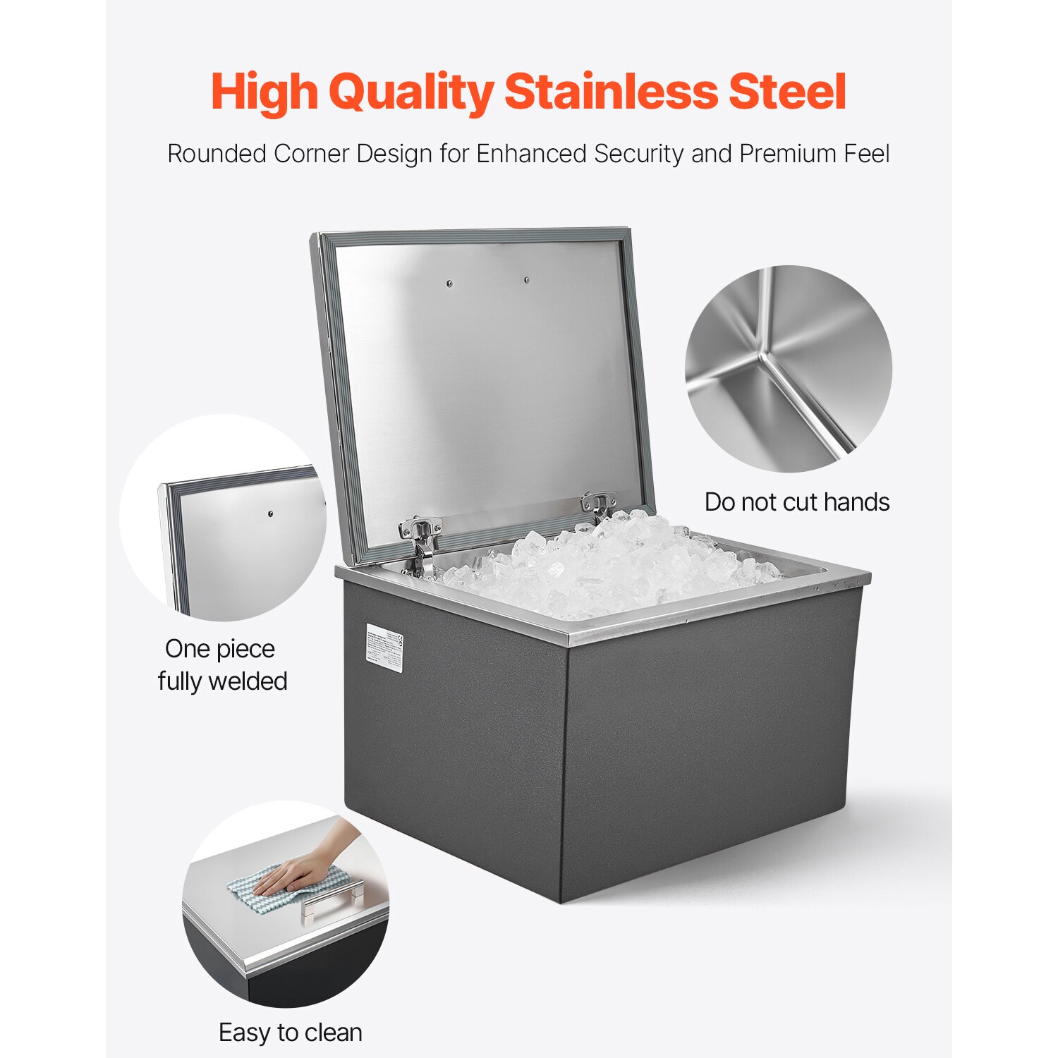 VEVOR SCQRSCBC201B07268V0 Ice-Buckets - View #4