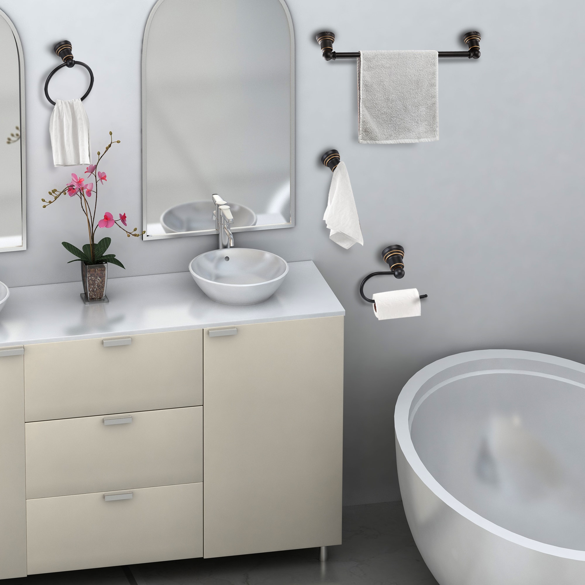 FAYMART LIGHTING FLB71113-ORB Decorative-Bath-Hardware-Kits - View #7