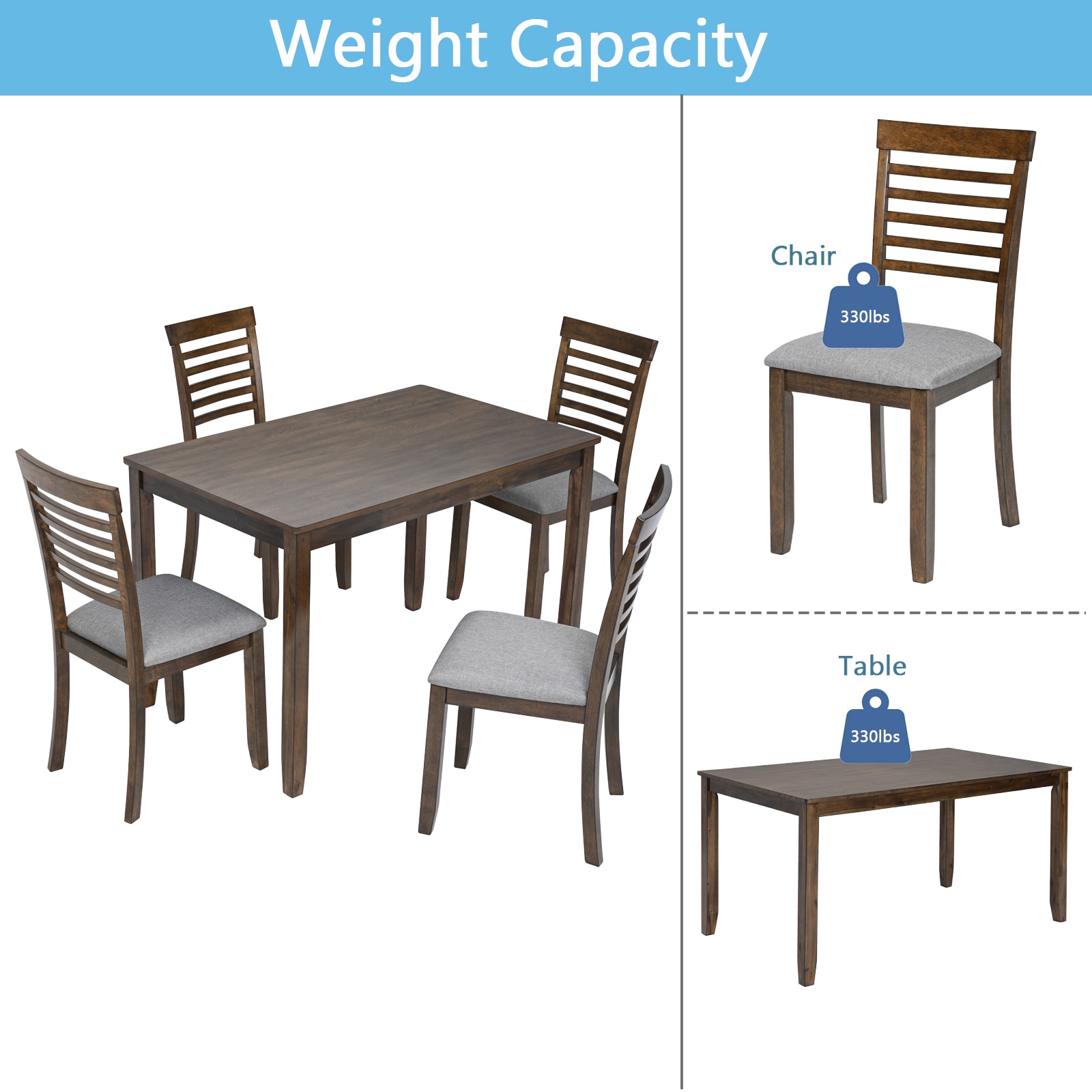 Siavonce XH00017 Dining-Sets - View #5