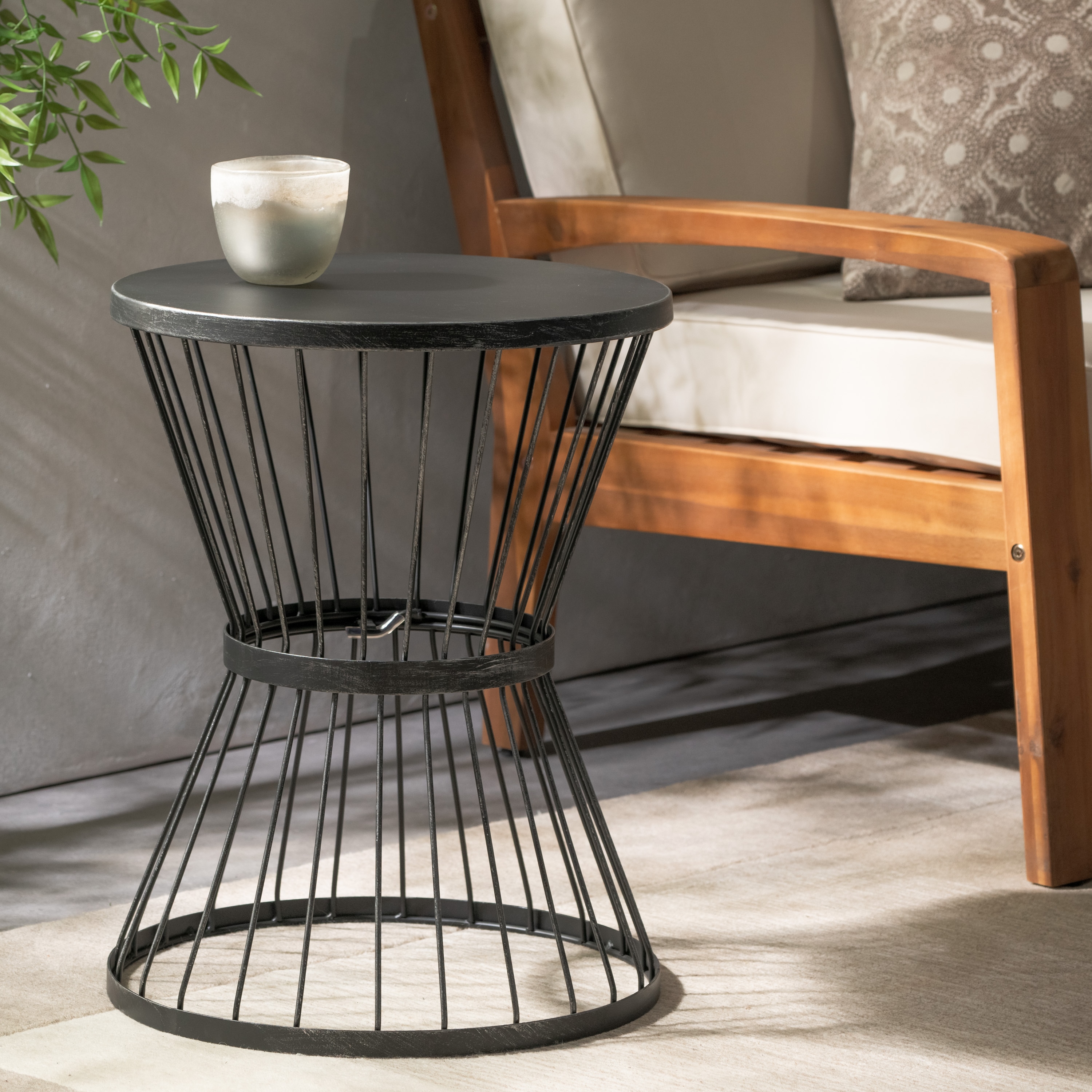 AHIOU HOME ZAAHG-62073.00BLKGS Garden-Stools - View #4
