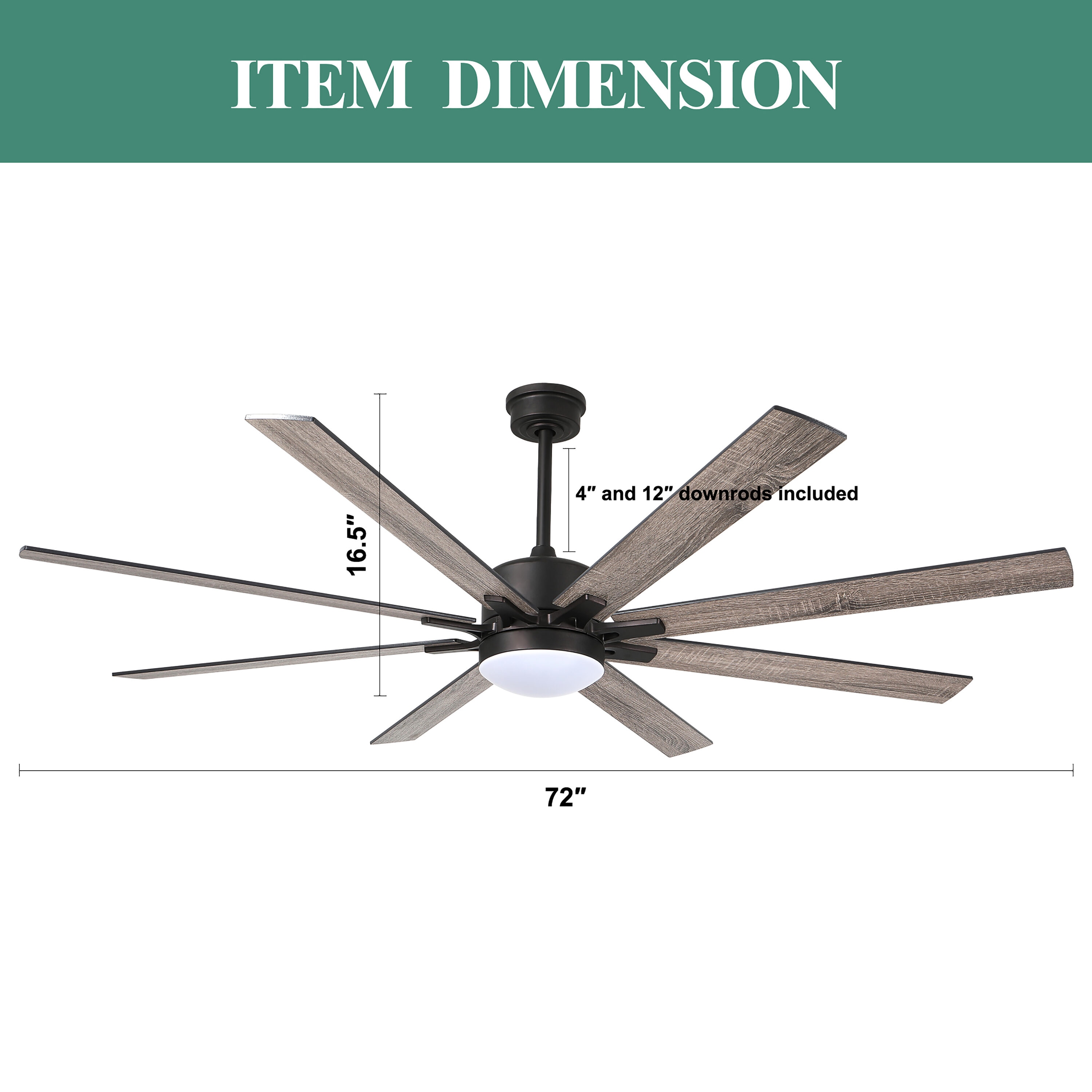 Cusp Barn CS72P08 Ceiling-Fans - View #8