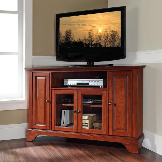 Crosley Furniture Lafayette Classic, Corner Tv Armoire For Flat Screens