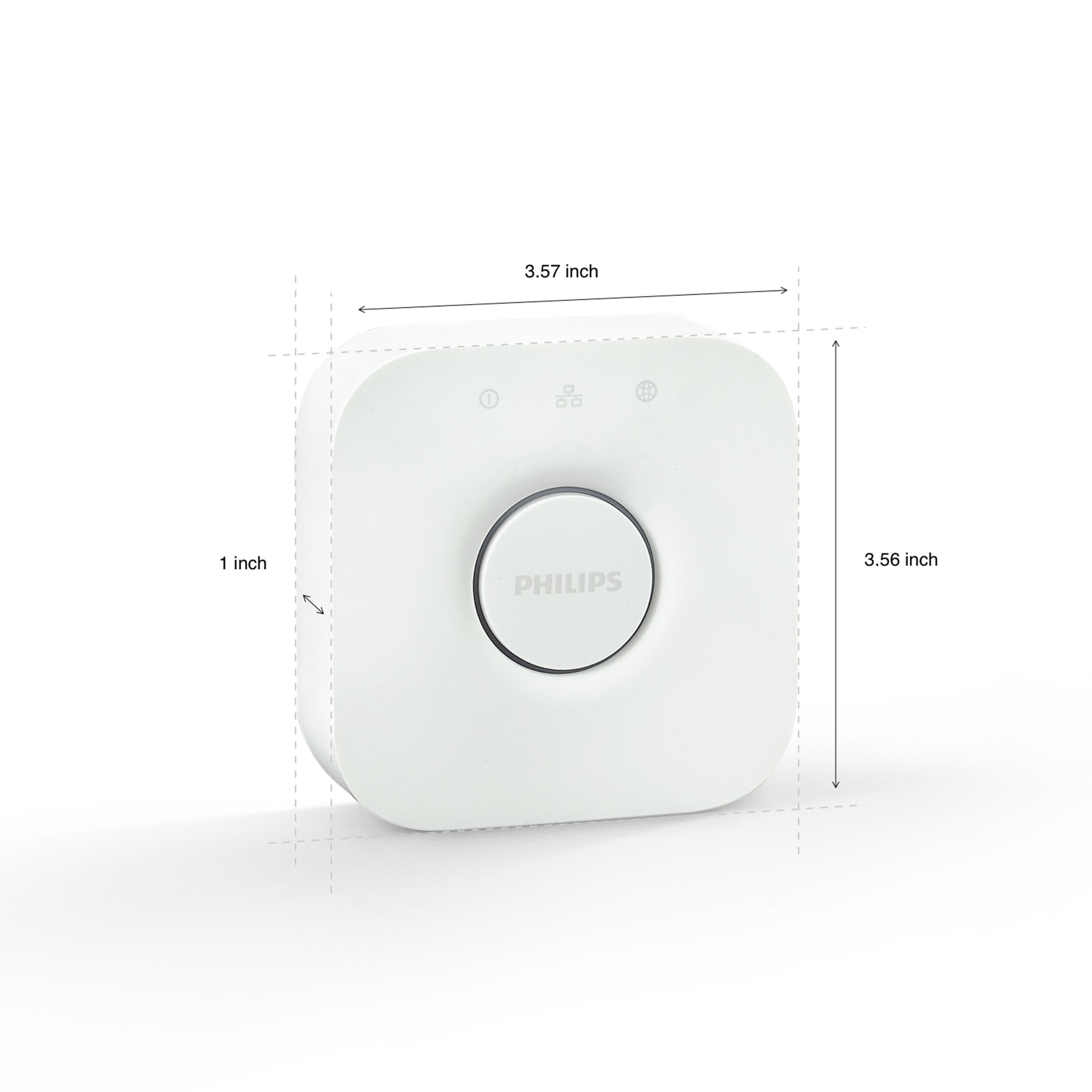 Philips Hue Smart Hub in White in the Smart Speakers  Displays department  at