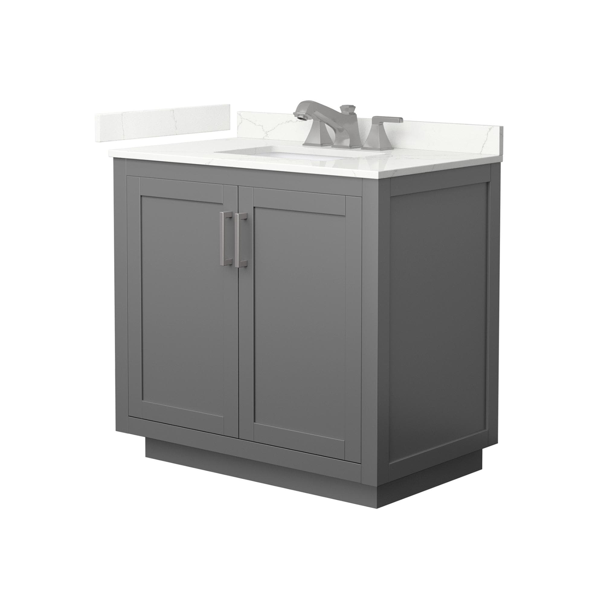 Wyndham Collection WCF292936SKGGTUS3MXX Bath-Vanity-Combo - View #2