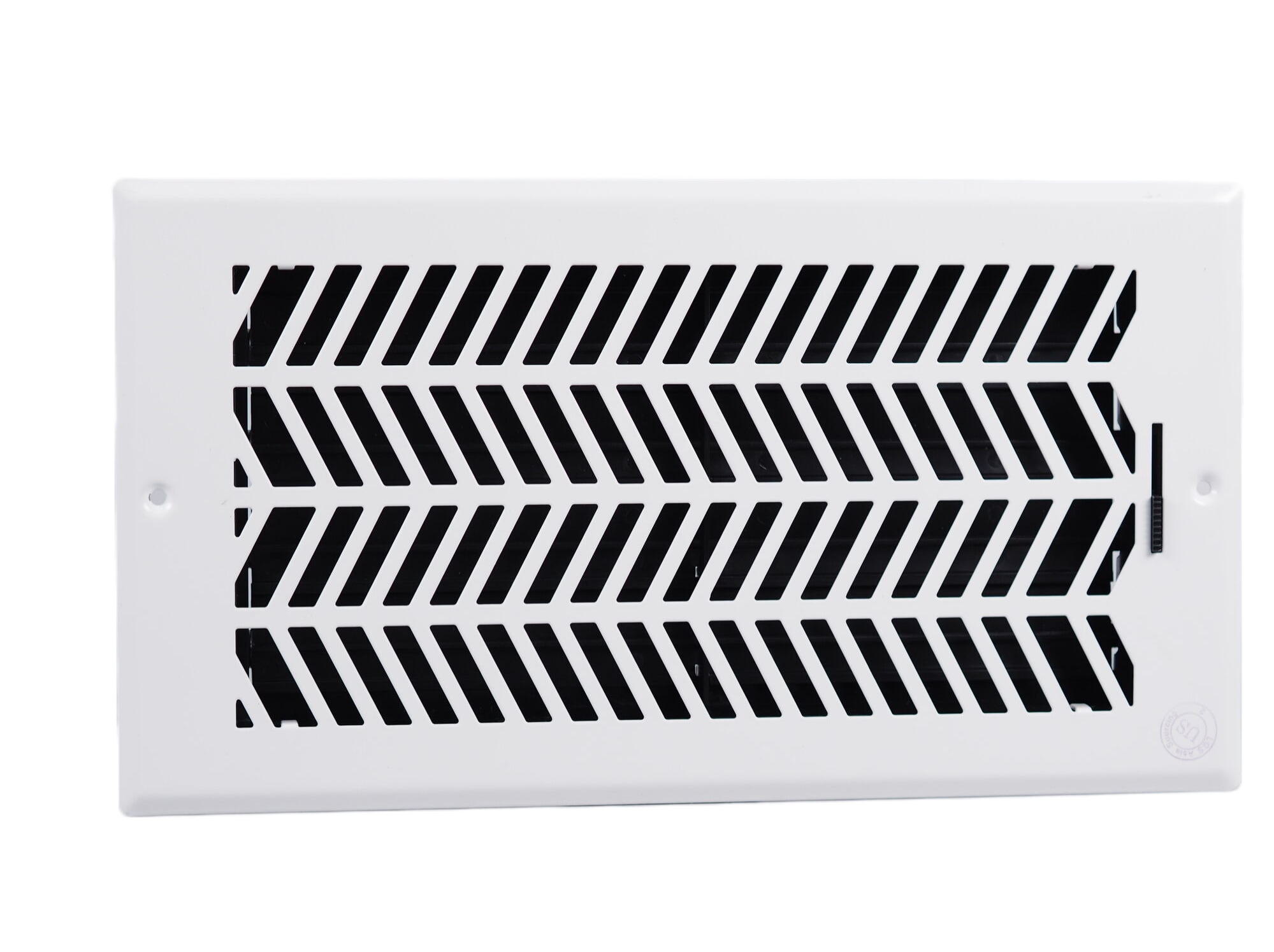allen + roth LS0011206WH 12-in x 6-in Maximum airflow Steel White Madison Design Sidewall/Ceiling Register