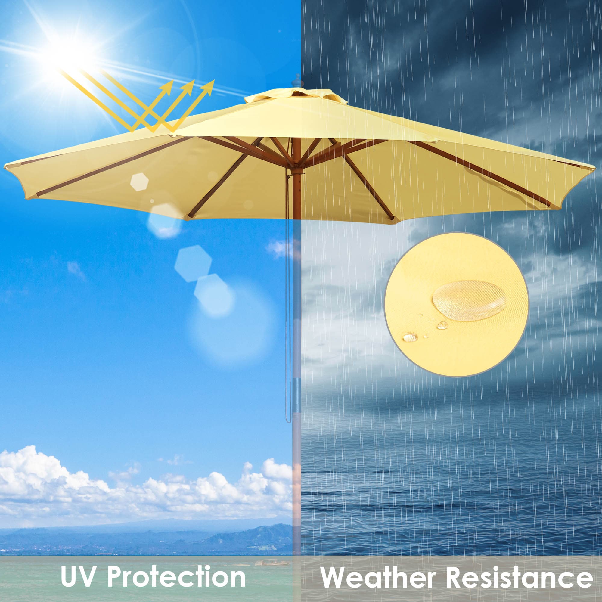 Yescom 07UMC001-9FT-01-LO Umbrellas-3 - View #3