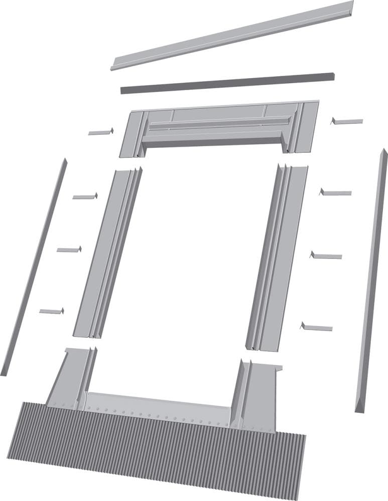 FAKRO EH-C 2246 22-in x 46-in Curb mount skylight flashing kit
