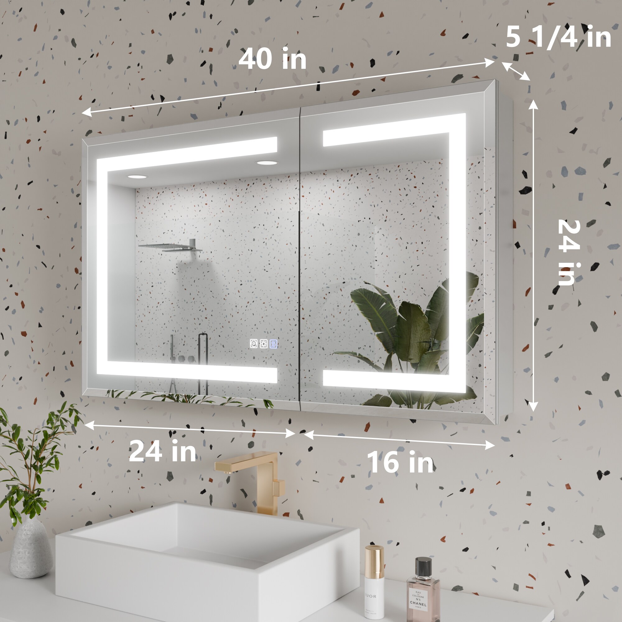 AAZJ JDEX-V16MED4024 Bathroom-Medicine-Cabinets - View #6