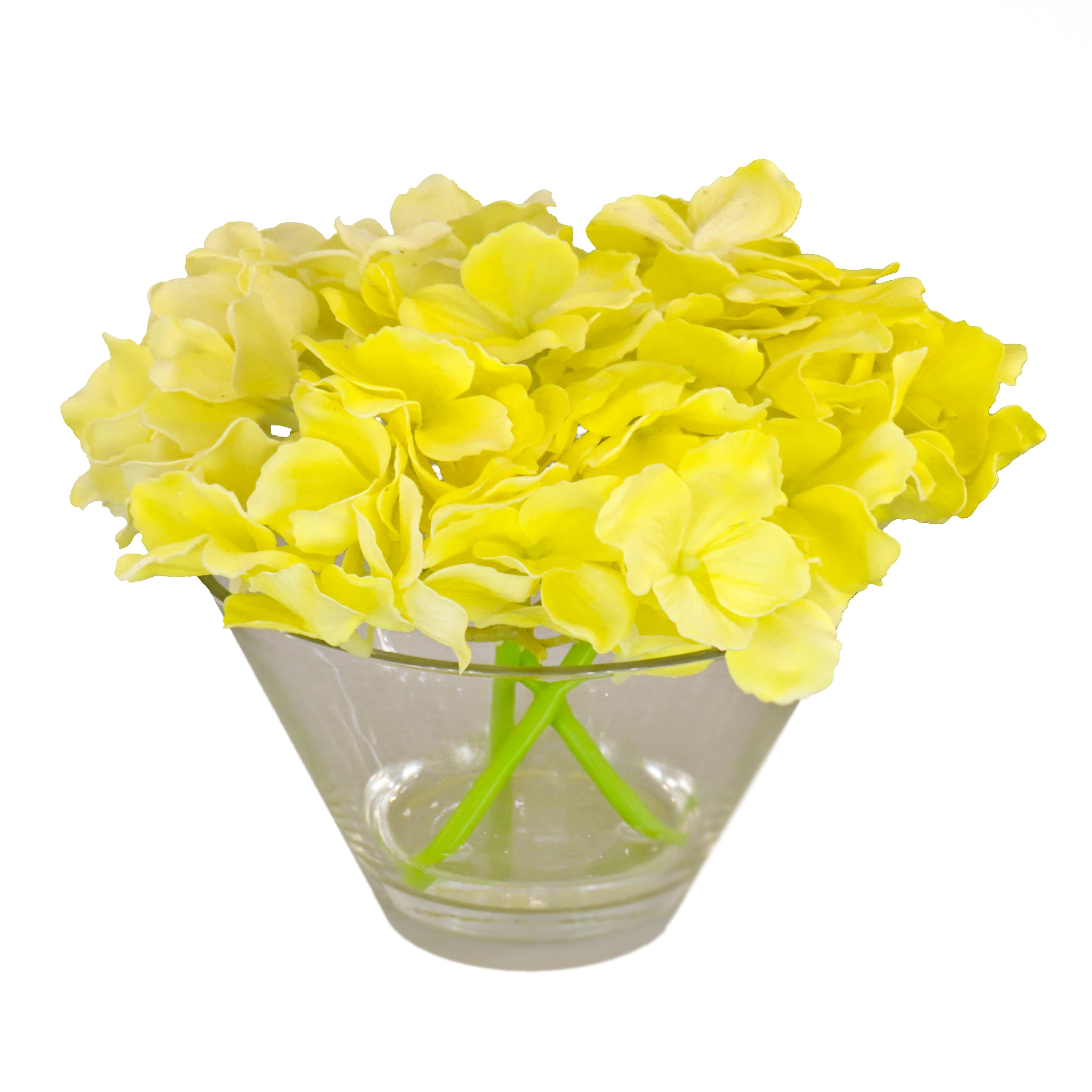 National Tree Company MT81-7HYD20GLYW 8-in H Spring Tabletop Decoration Vase