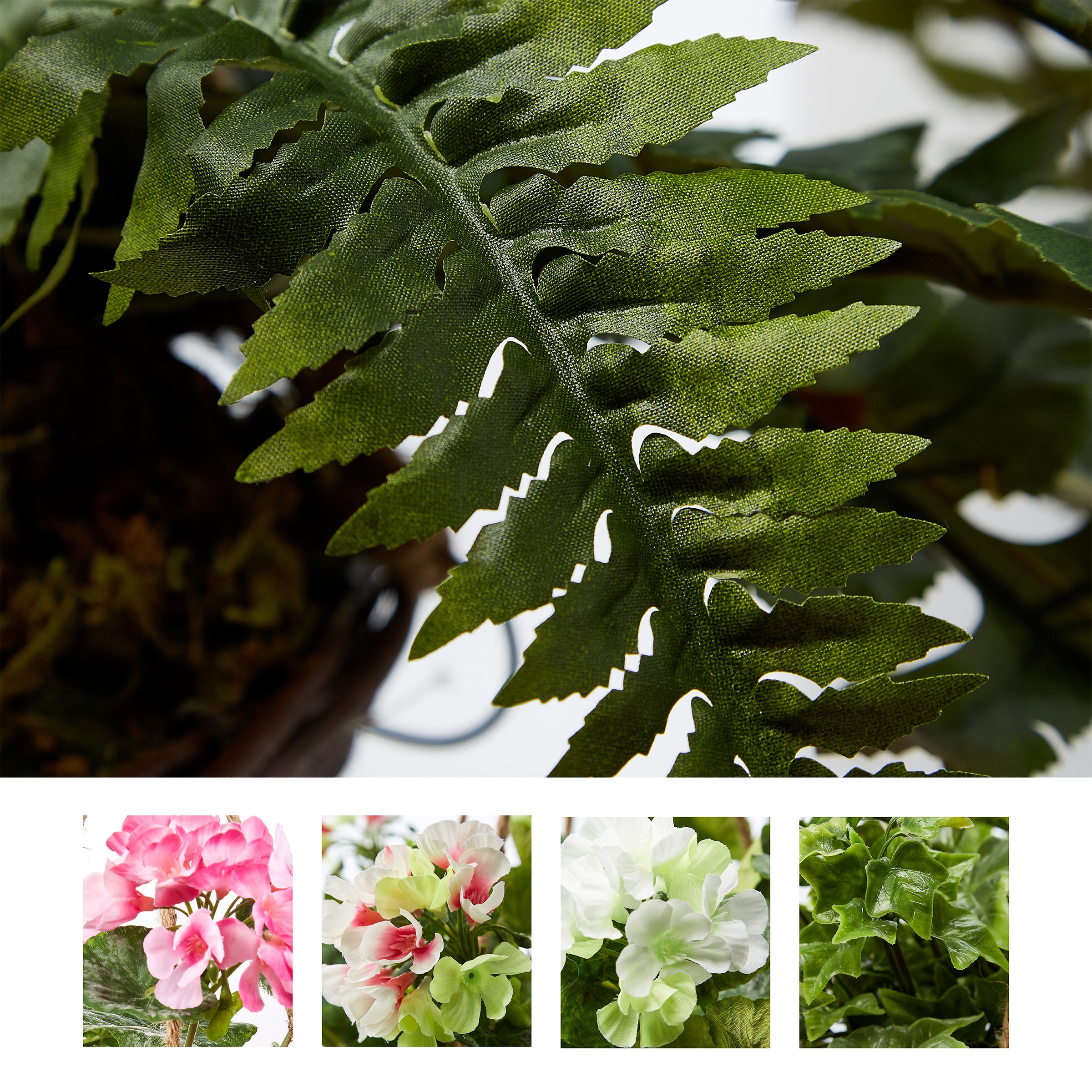 Nature Spring 21-in Multiple Colors Indoor Hanging Boston Fern ...